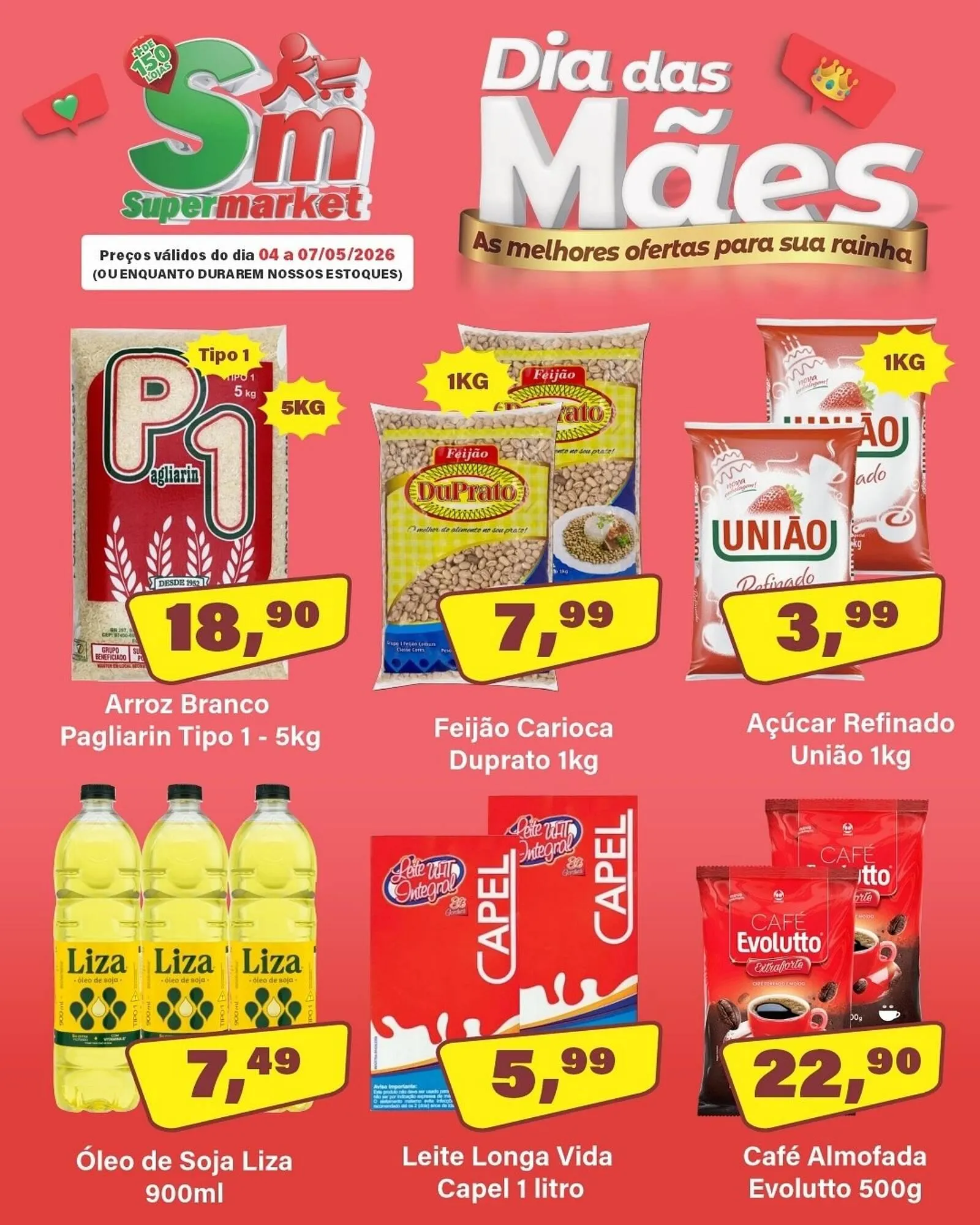 Encarte de Catálogo Floresta Supermercados 4 de maio até 7 de maio 2026 - Pagina 1