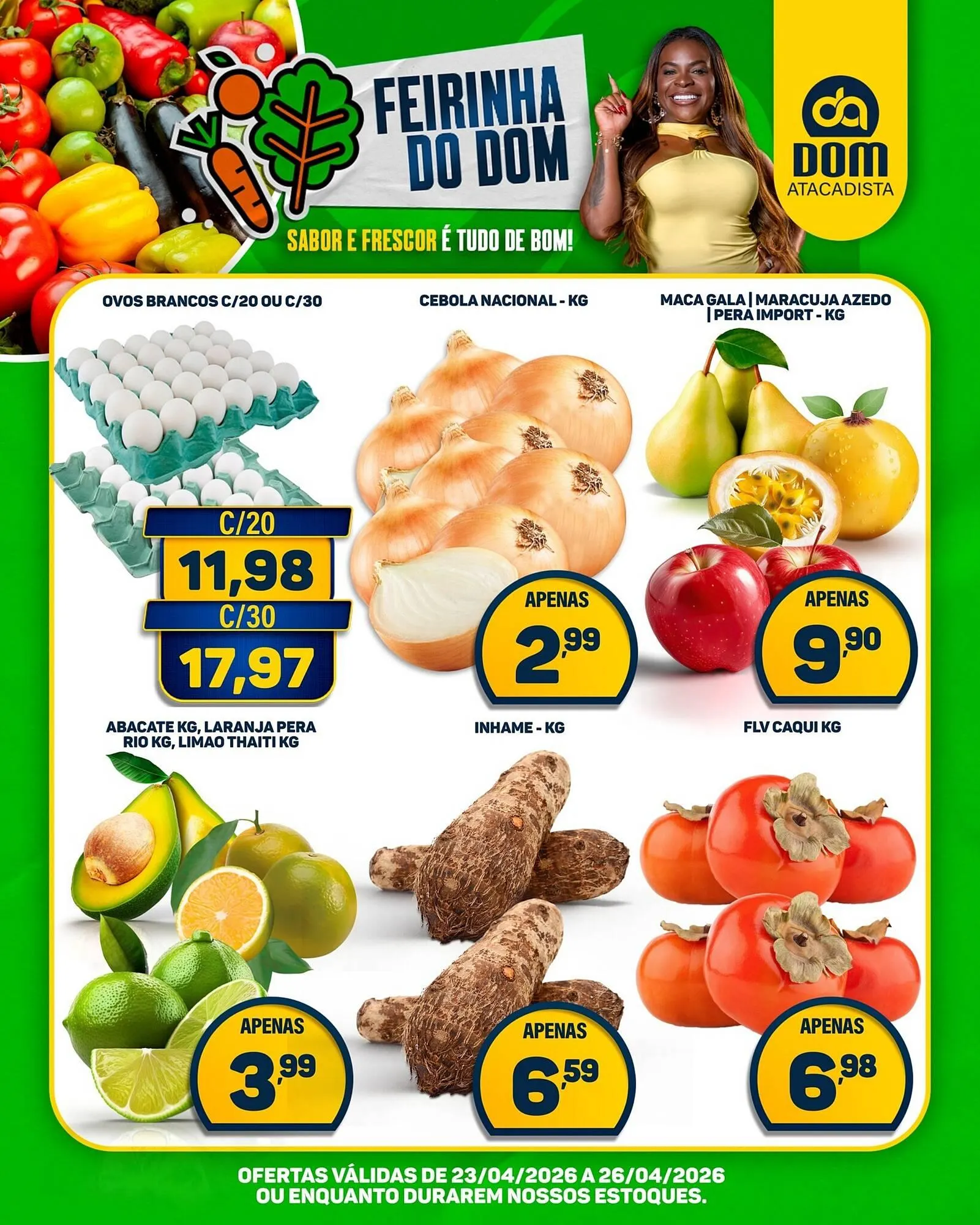 Encarte de Encarte Dom Atacadista 23 de abril até 26 de abril 2026 - Pagina 1