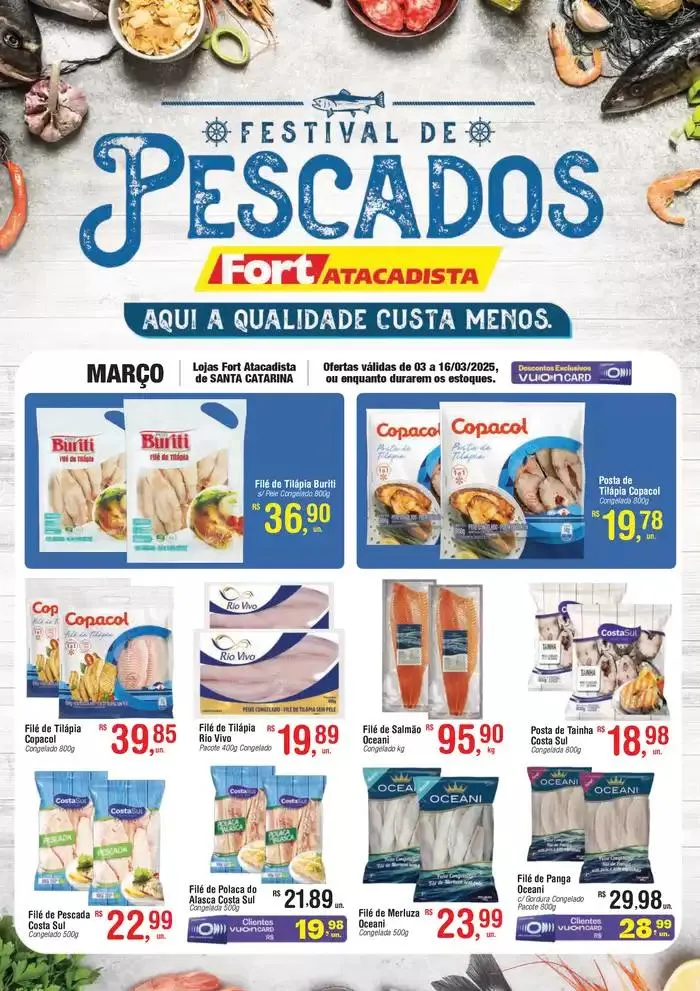Encarte de Pescados 03 a 16 03 25 3 de março até 16 de março 2025 - Pagina 1