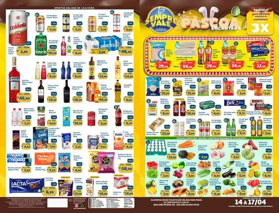 Encarte de Ampla seleção de ofertas 14 de abril até 17 de abril 2025 - Pagina 1
