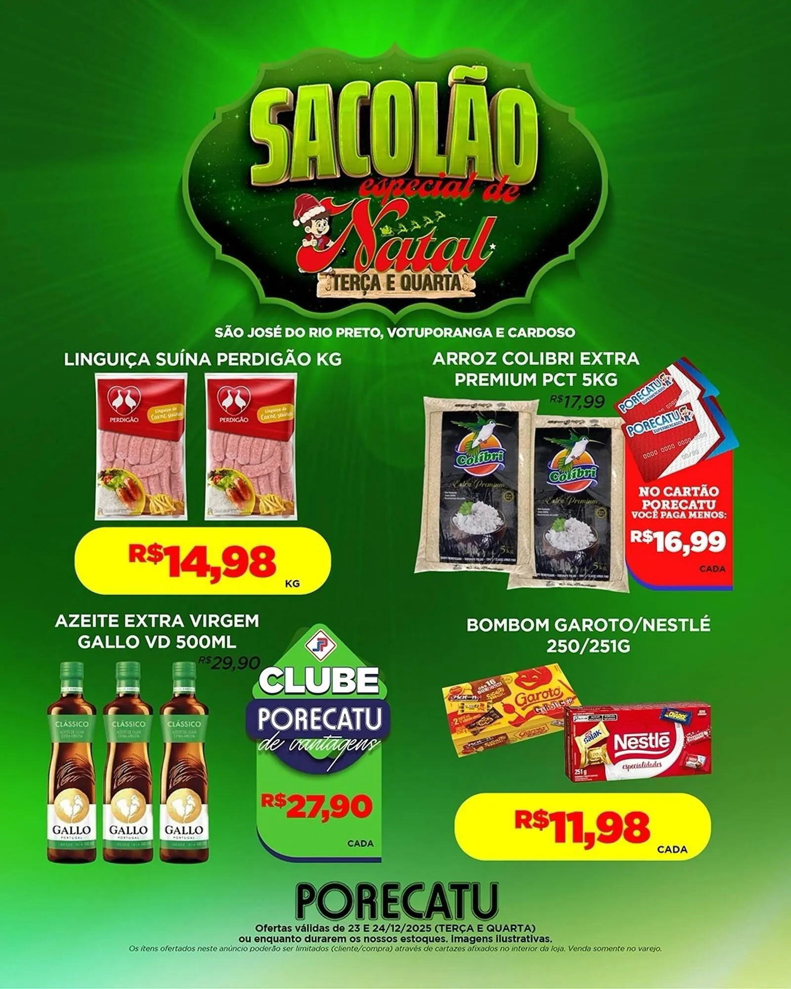Encarte de Catálogo Supermercado Porecatu 23 de dezembro até 24 de dezembro 2025 - Pagina 2
