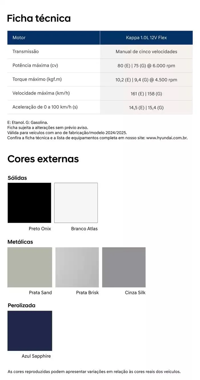 Encarte de Catalogo Hyundai HB20 5 de novembro até 4 de janeiro 2026 - Pagina 6