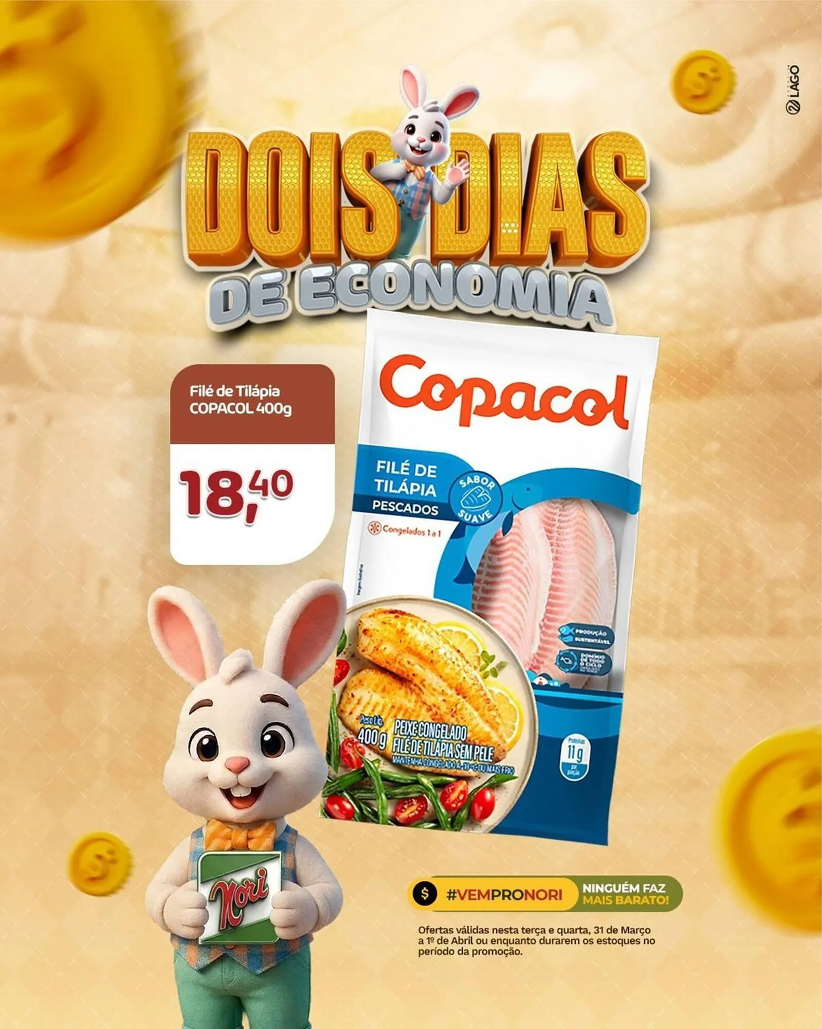 Encarte de Catálogo Supermercados Nori 31 de março até 1 de abril 2026 - Pagina 1