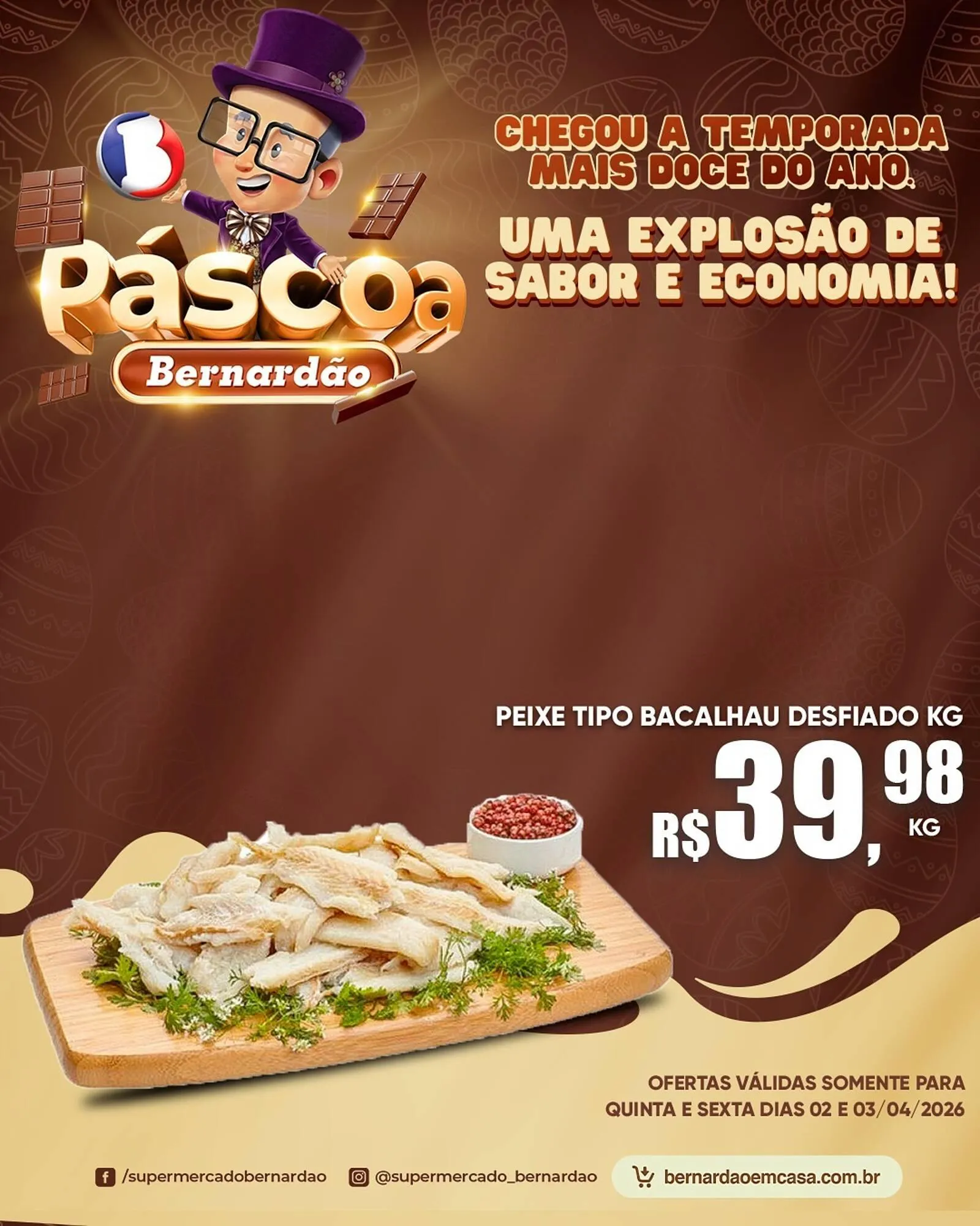 Encarte de Catálogo Supermercado Bernardão 2 de abril até 3 de abril 2026 - Pagina 3
