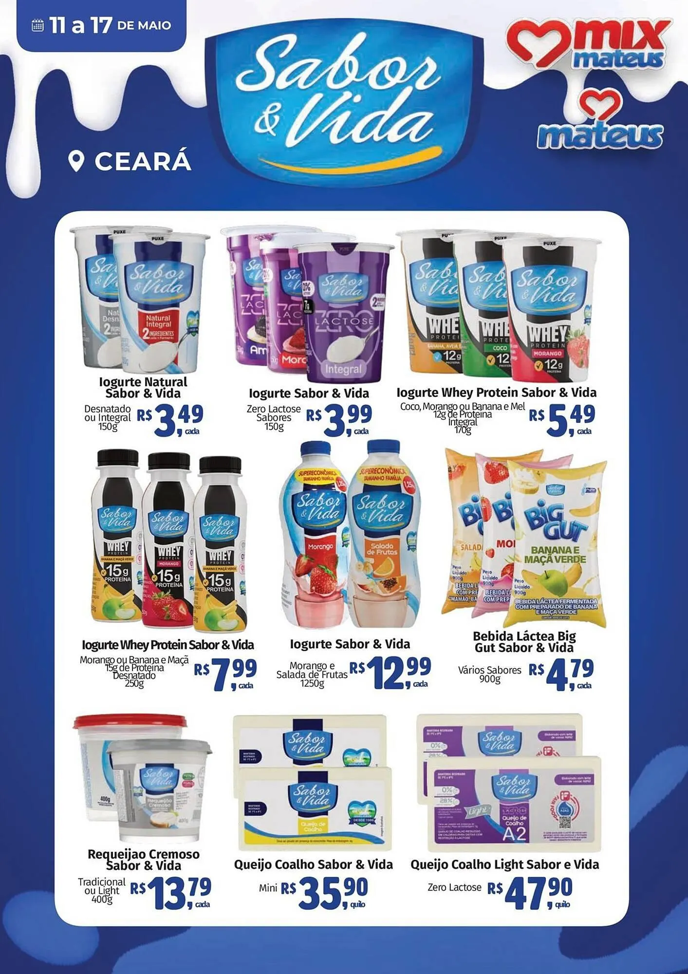 Encarte de Catálogo Supermercados Mateus 11 de maio até 17 de maio 2026 - Pagina 1