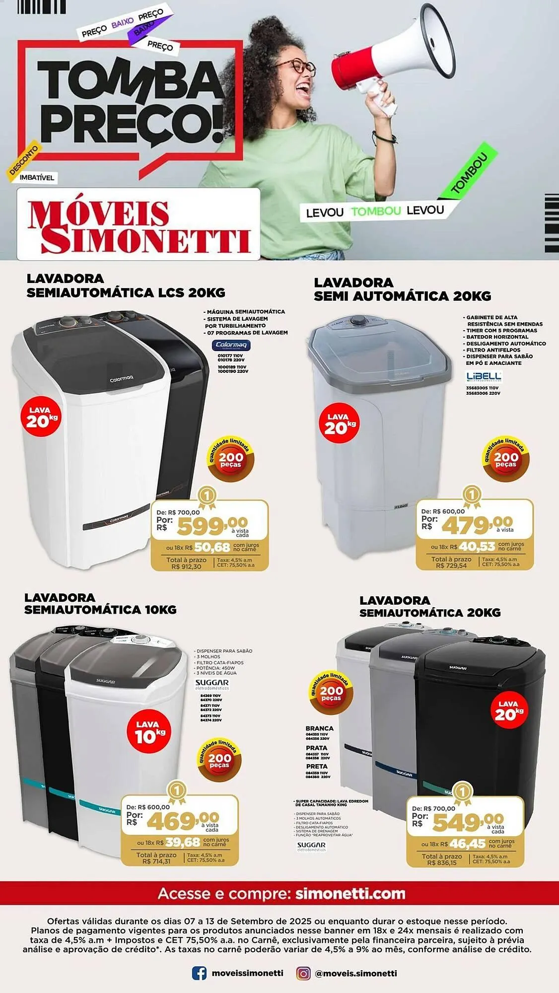 Encarte de Catálogo Móveis Simonetti 8 de setembro até 13 de setembro 2025 - Pagina 36