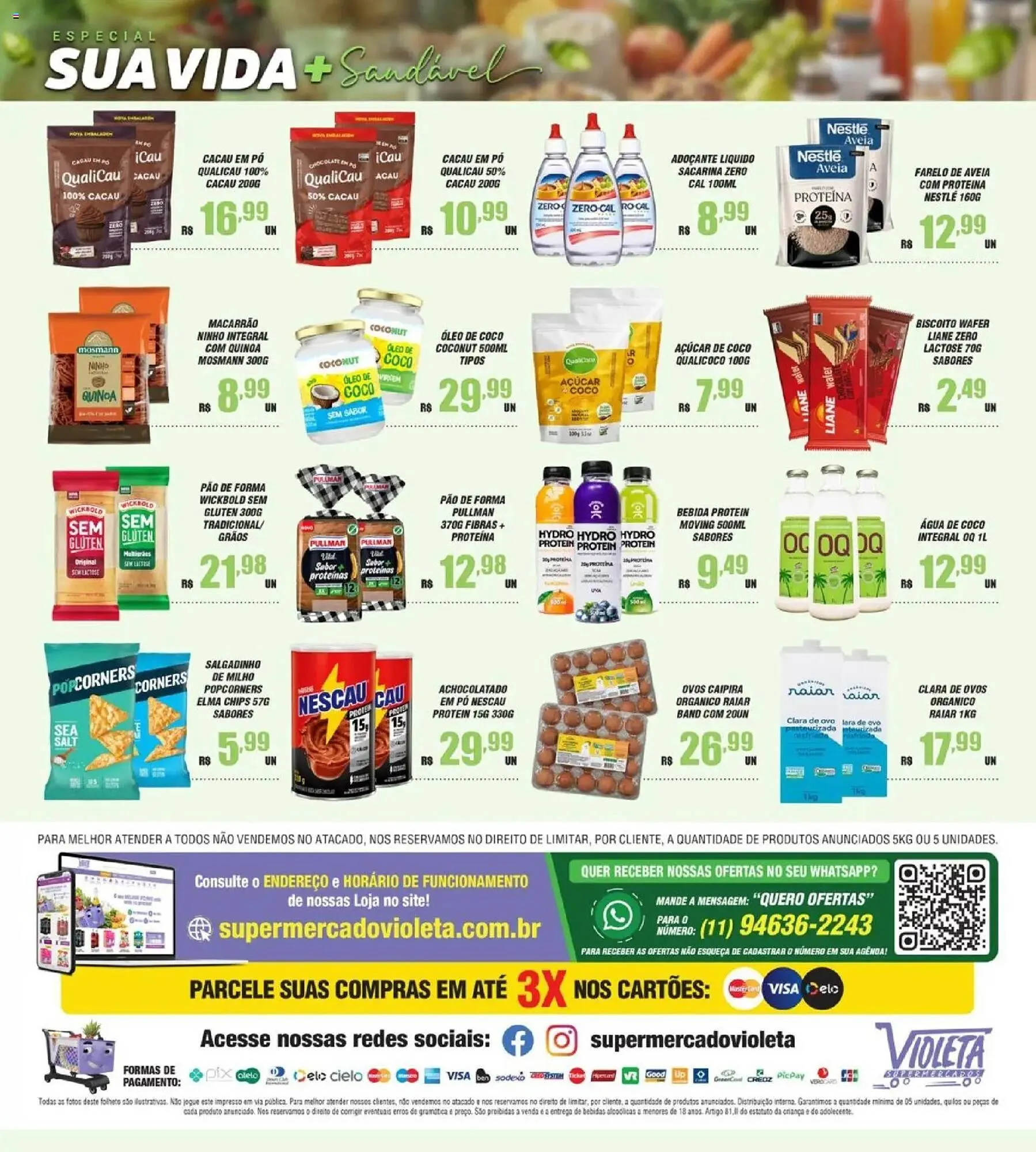 Encarte de Catálogo Violeta Supermercados 9 de maio até 24 de maio 2026 - Pagina 4