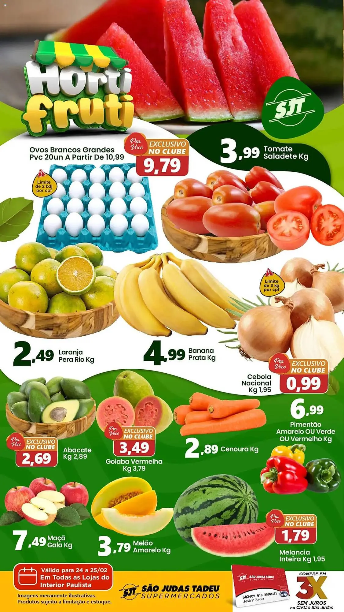 Encarte de Folheto São Judas Tadeu 24 de fevereiro até 25 de fevereiro 2026 - Pagina 1