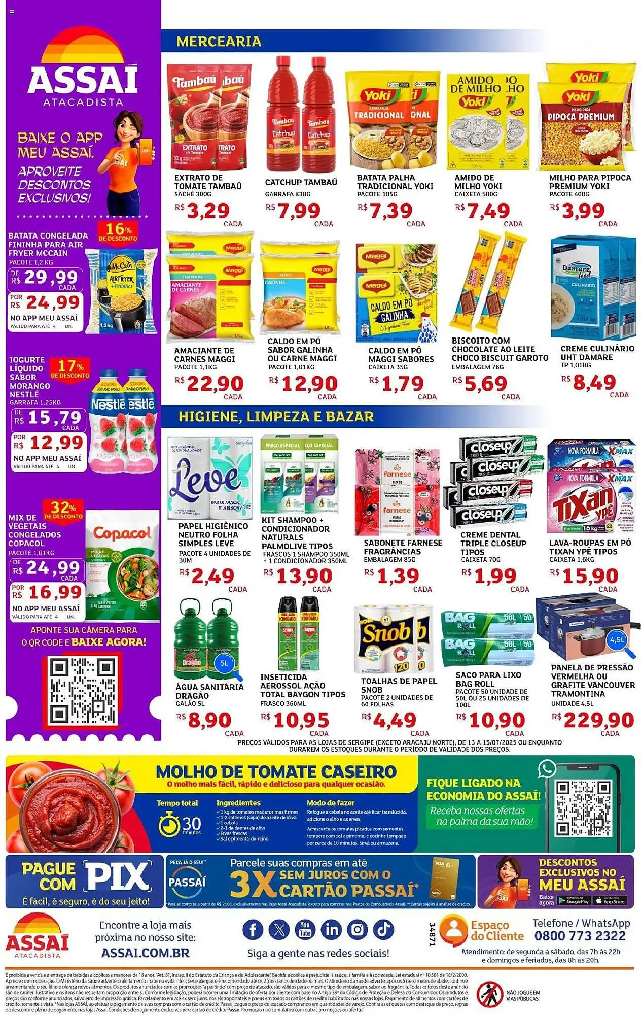 Encarte de Catálogo Assaí Atacadista 13 de julho até 15 de julho 2025 - Pagina 2