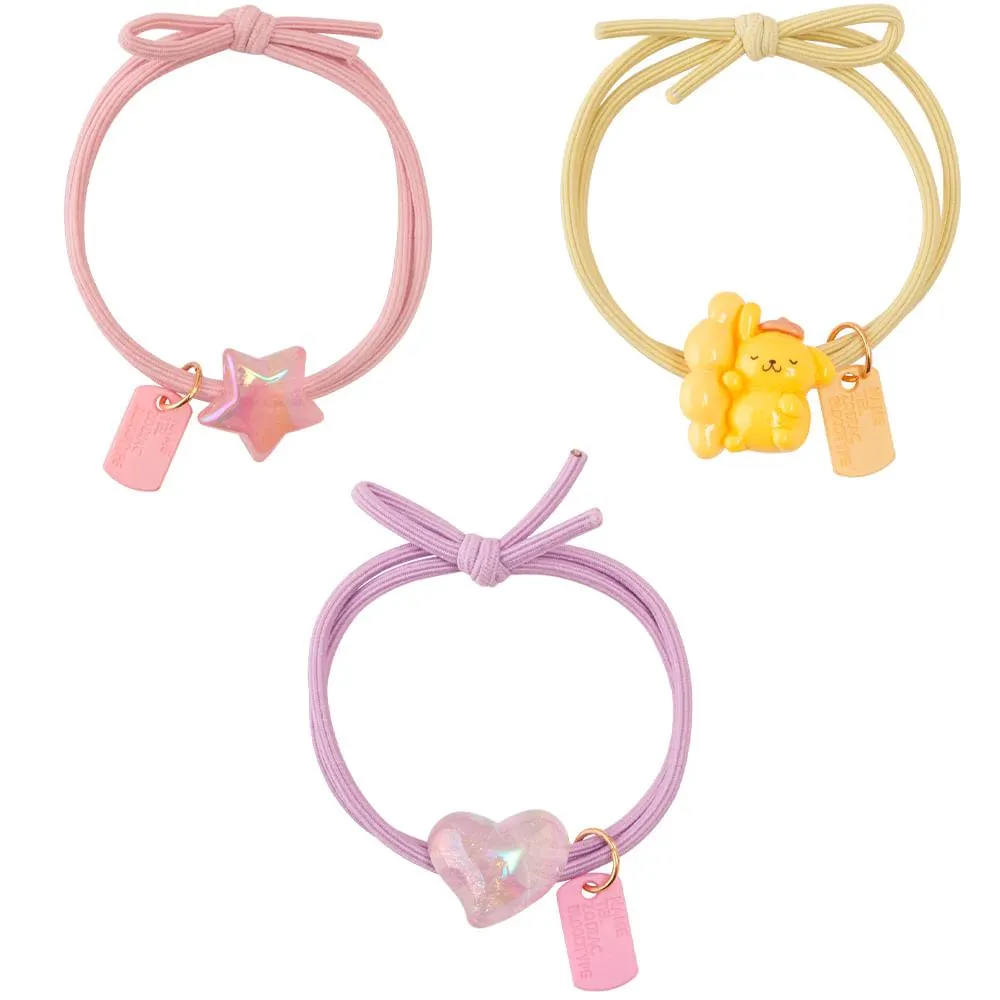 Kit Elásticos Para Cabelo Poliéster Sortidos 2 Peças 21cm LM2818 - honeyhome