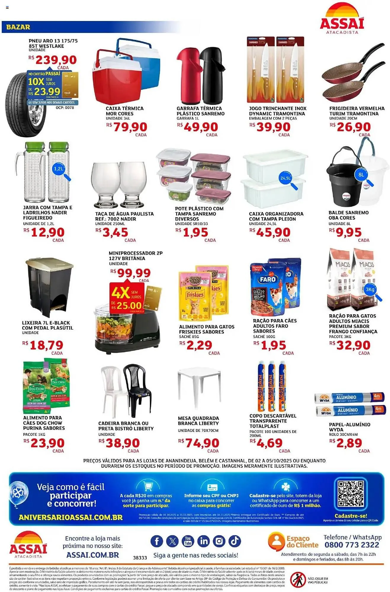 Encarte de Encarte Assaí Atacadista 2 de outubro até 5 de outubro 2025 - Pagina 8