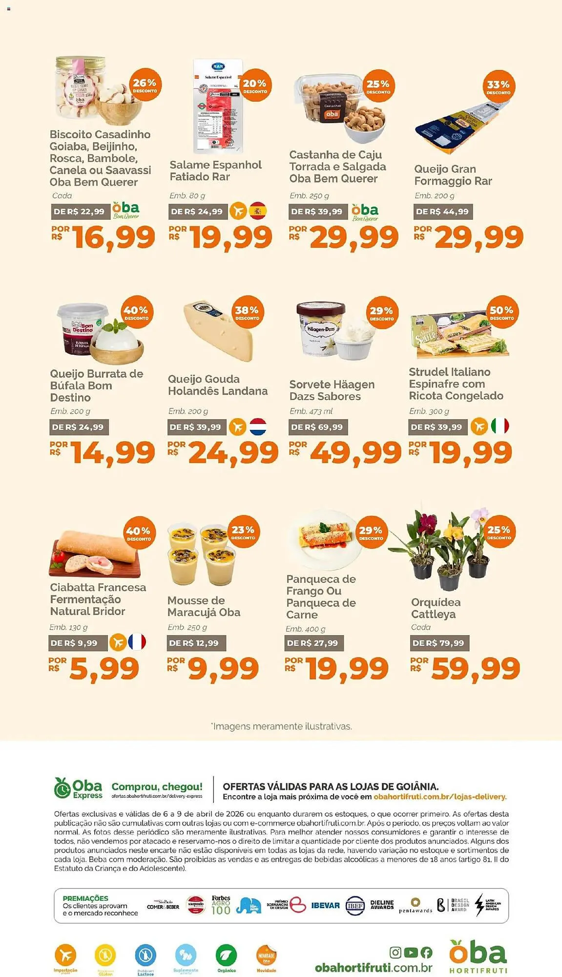 Encarte de Folheto Oba Hortifruti 6 de abril até 9 de abril 2026 - Pagina 5