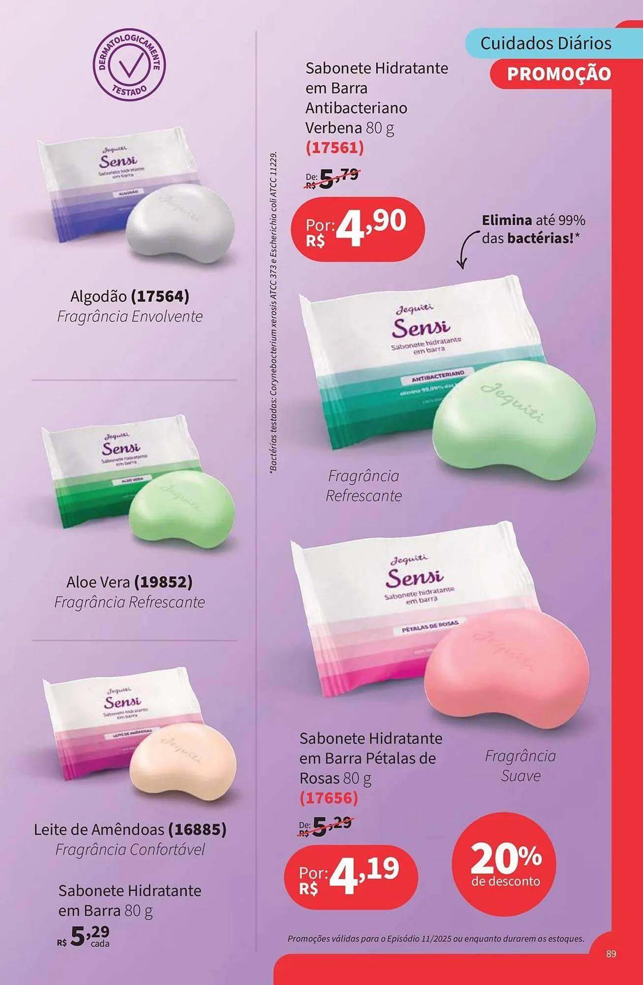 Encarte de Catálogo Jequiti 1 de novembro até 30 de novembro 2025 - Pagina 89