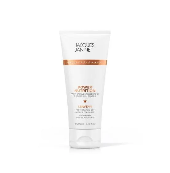 Creme Para Pentear Leave In Jacques Janine Professionnel Power Nutrition 200ml