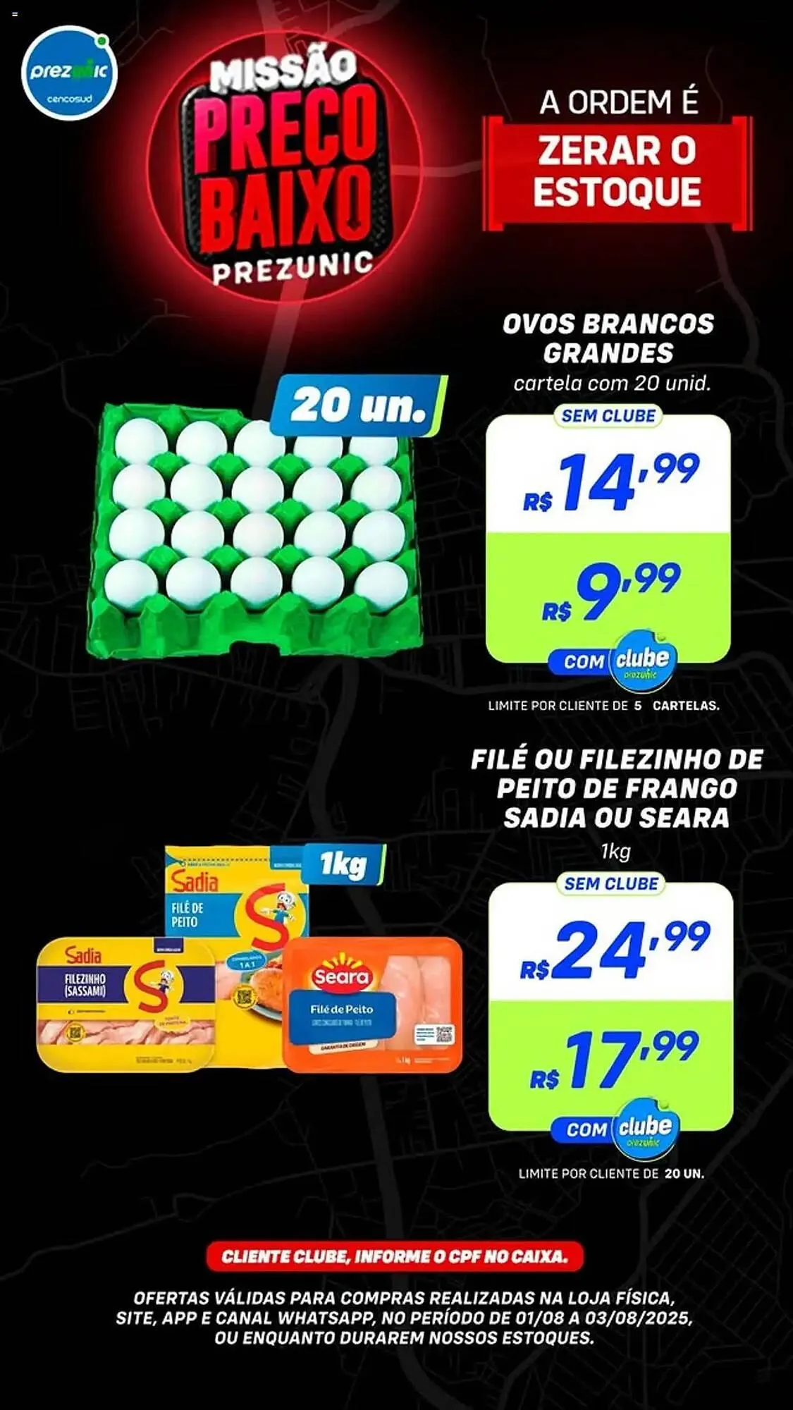 Encarte de Catálogo Prezunic 1 de agosto até 3 de agosto 2025 - Pagina 2