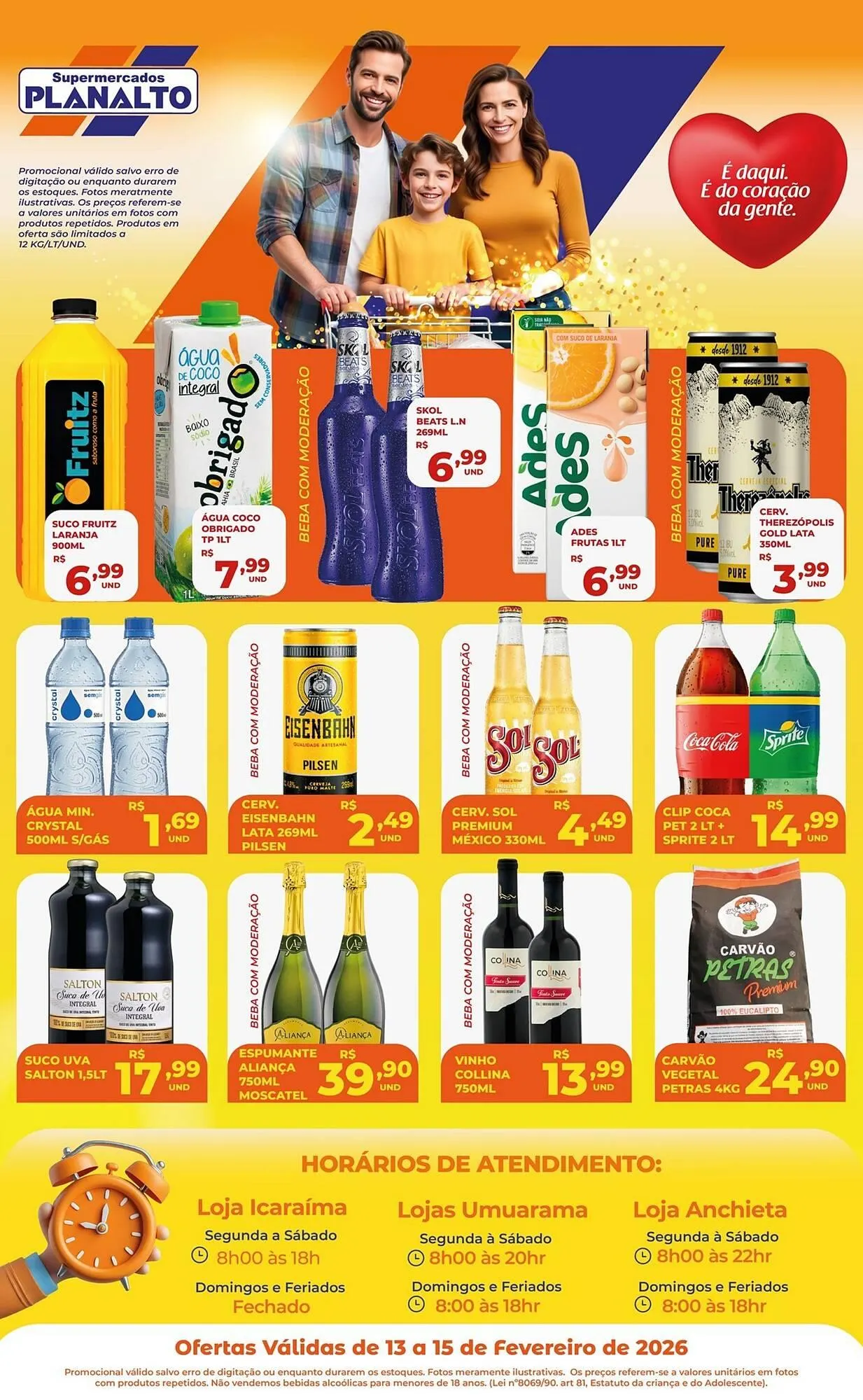 Encarte de Catálogo Supermercados Planalto 13 de fevereiro até 15 de fevereiro 2026 - Pagina 3