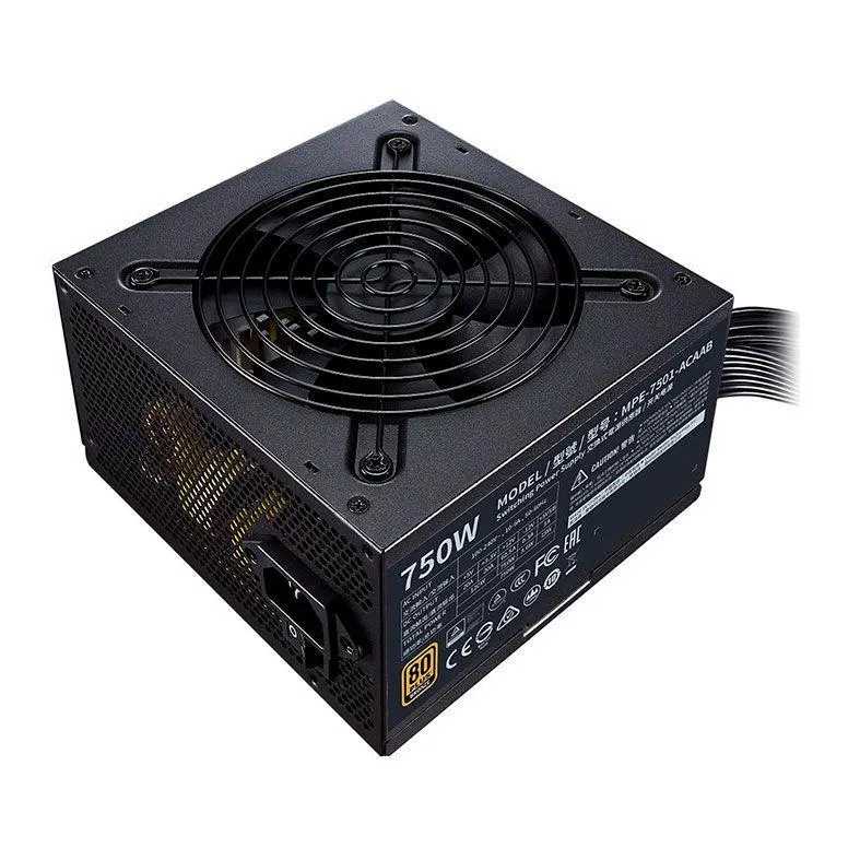 Fonte Cooler Master MWE 750, 750W, Bronze 80 Plus, Preto, MPE-7501-ACAAB-BR