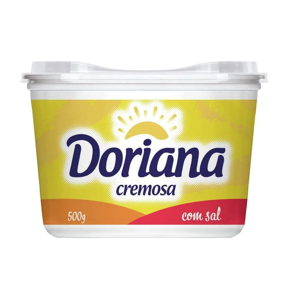 Margarina cremosa com sal Doriana 500g