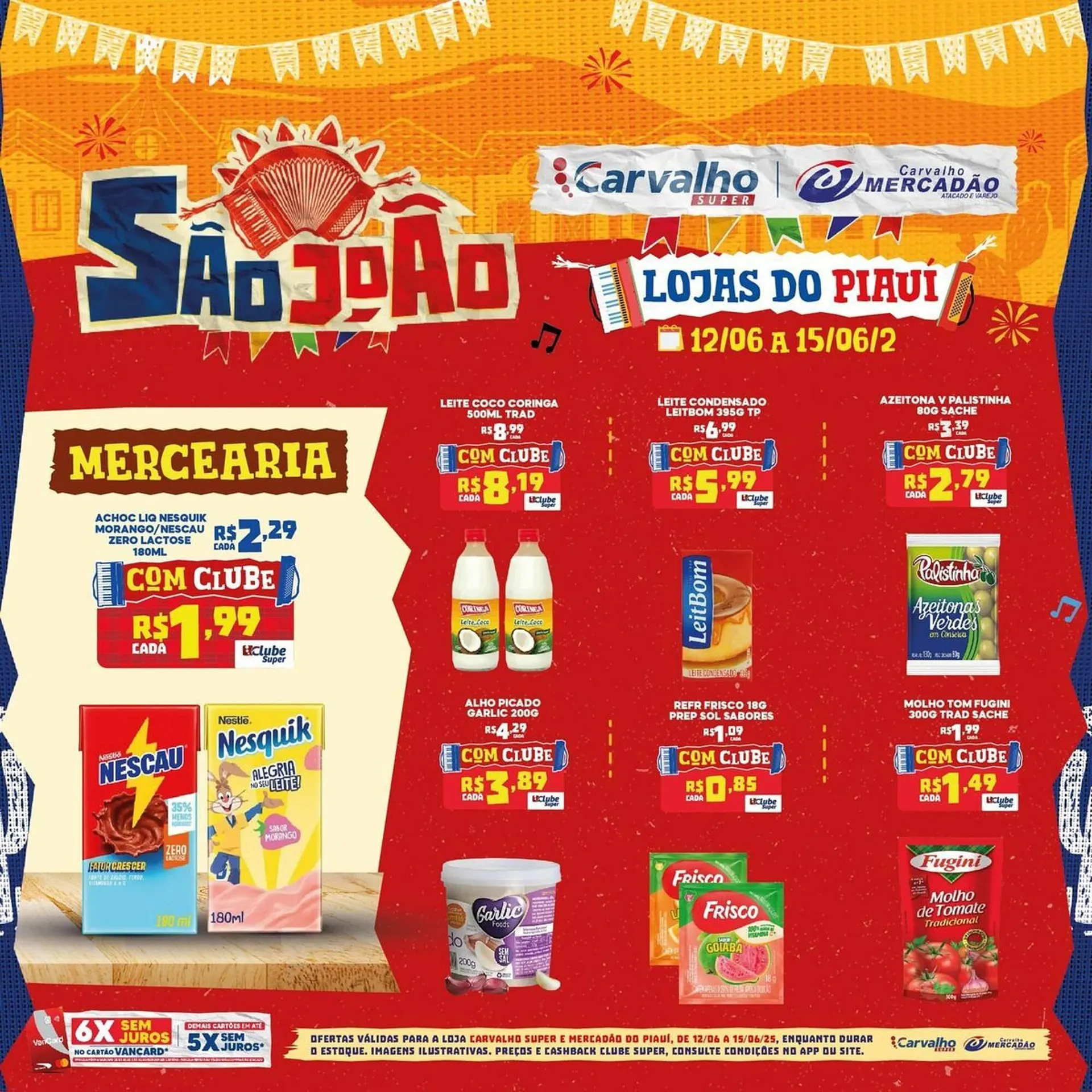 Encarte de Catálogo Carvalho Supermercado 12 de junho até 15 de junho 2025 - Pagina 2