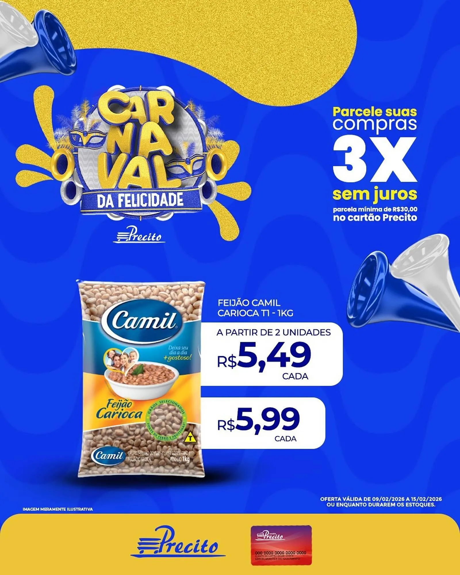 Encarte de Catálogo Supermercado Precito 9 de fevereiro até 15 de fevereiro 2026 - Pagina 2