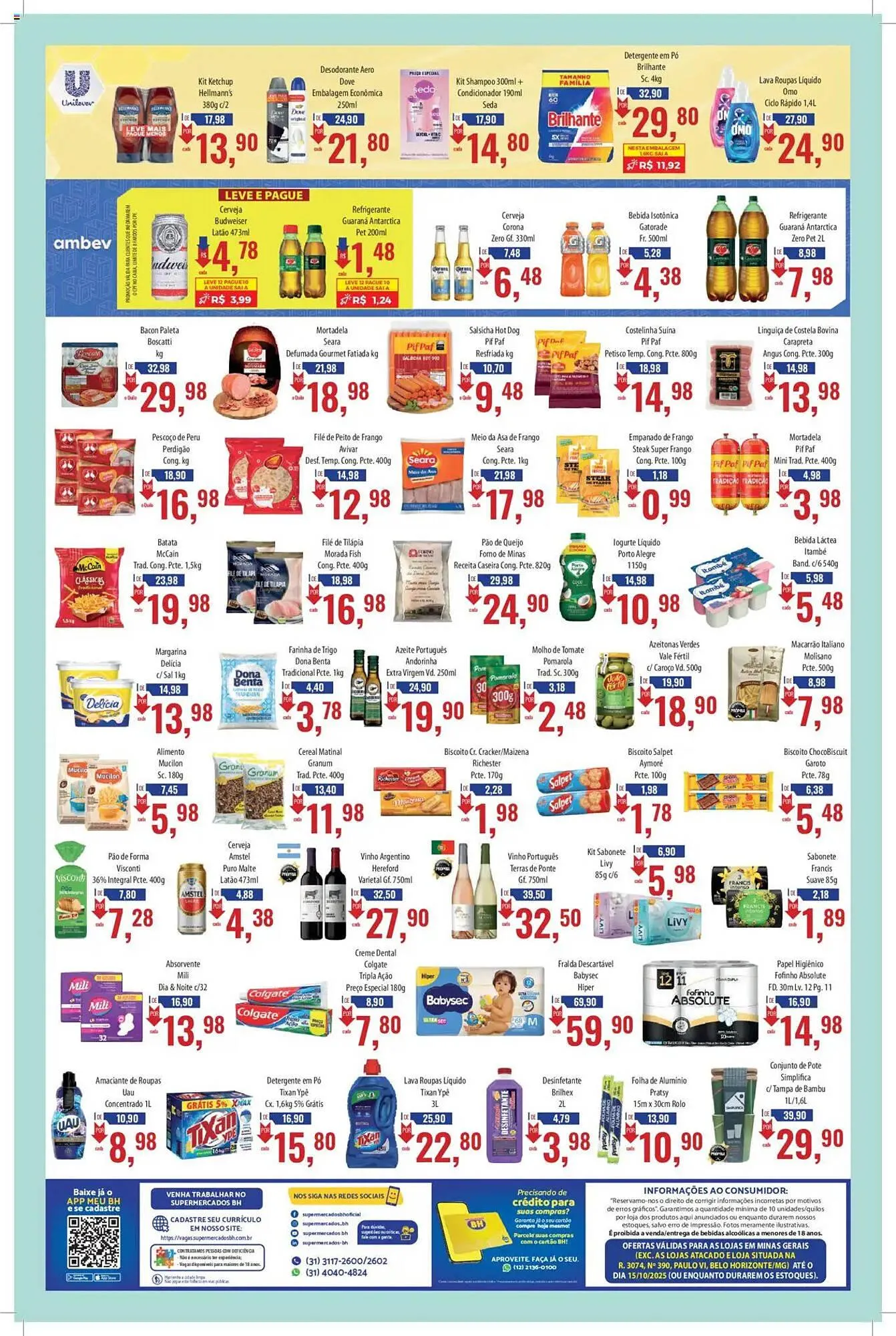 Encarte de Folheto Supermercados BH 1 de outubro até 15 de outubro 2025 - Pagina 2