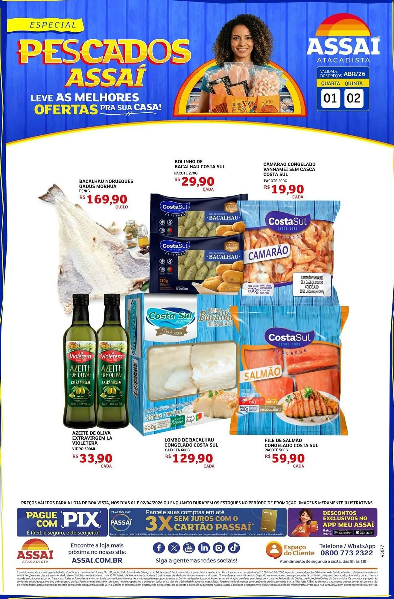 Encarte de Encarte Assaí Atacadista 1 de abril até 2 de abril 2026 - Pagina 1