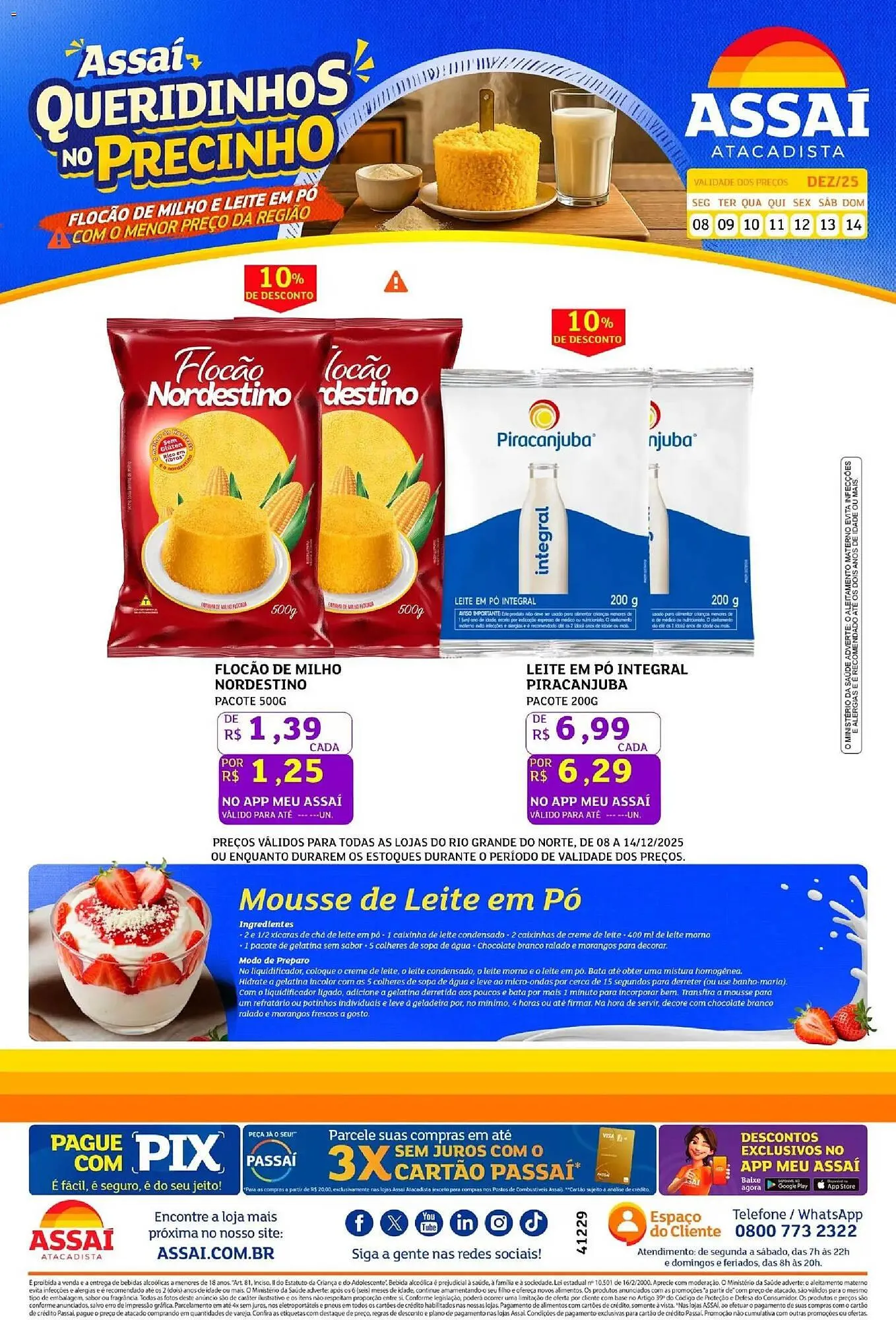 Encarte de Encarte Assaí Atacadista 8 de dezembro até 14 de dezembro 2025 - Pagina 1