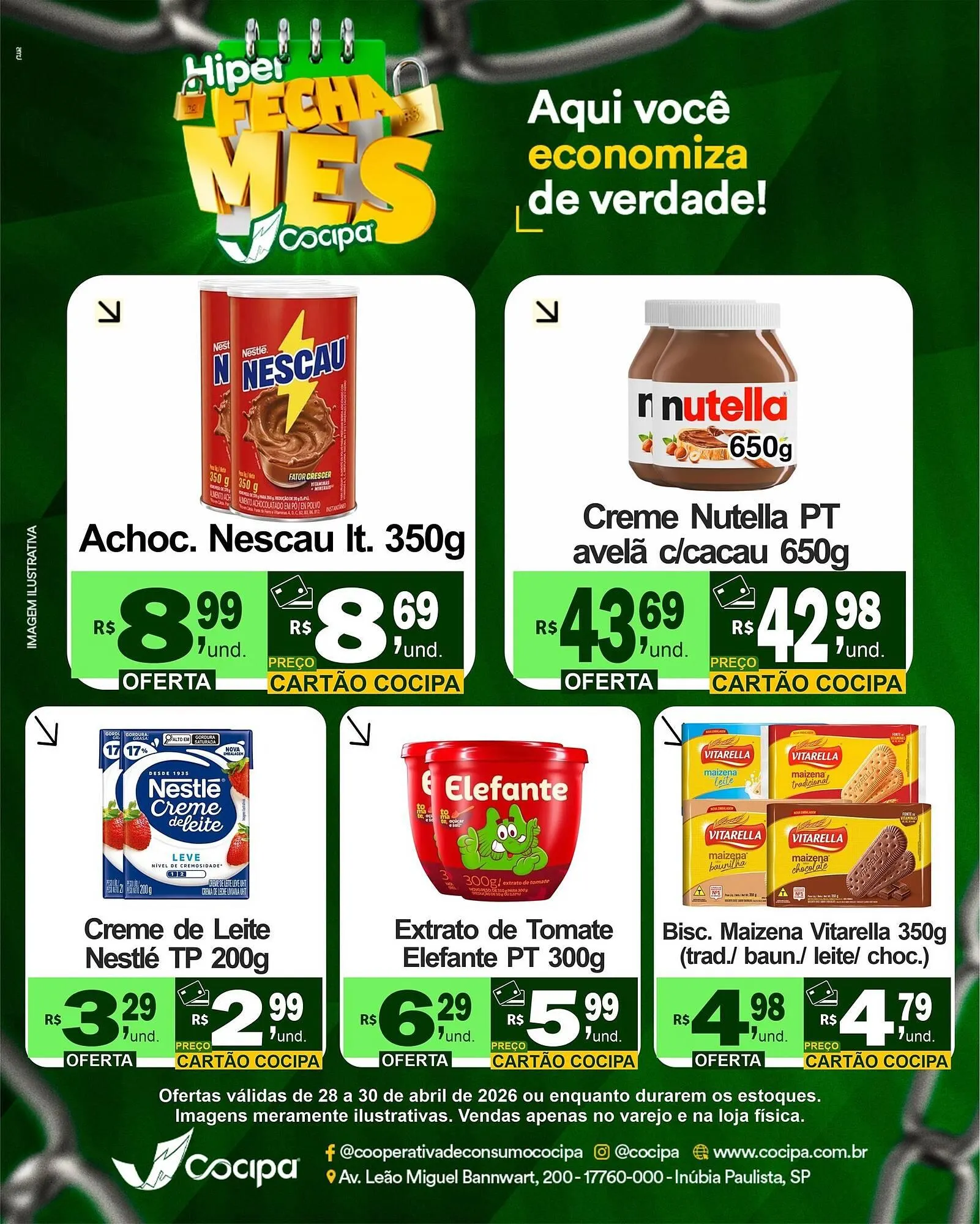 Encarte de Catálogo Cocipa 28 de abril até 30 de abril 2026 - Pagina 1