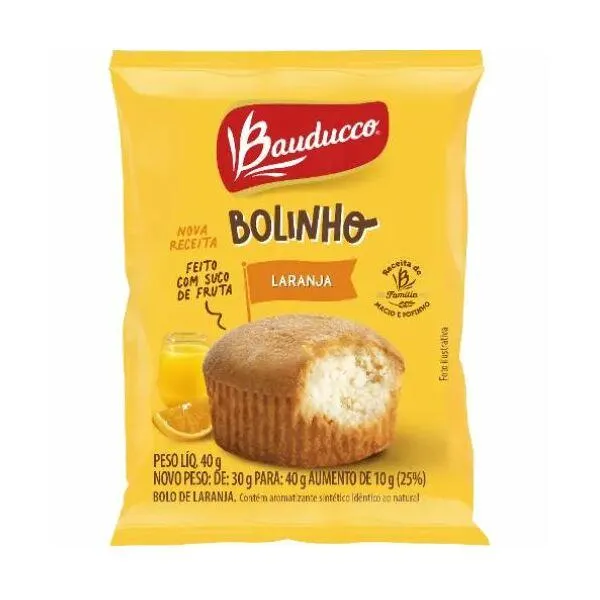 Bolinho Bauducco Laranja 40g