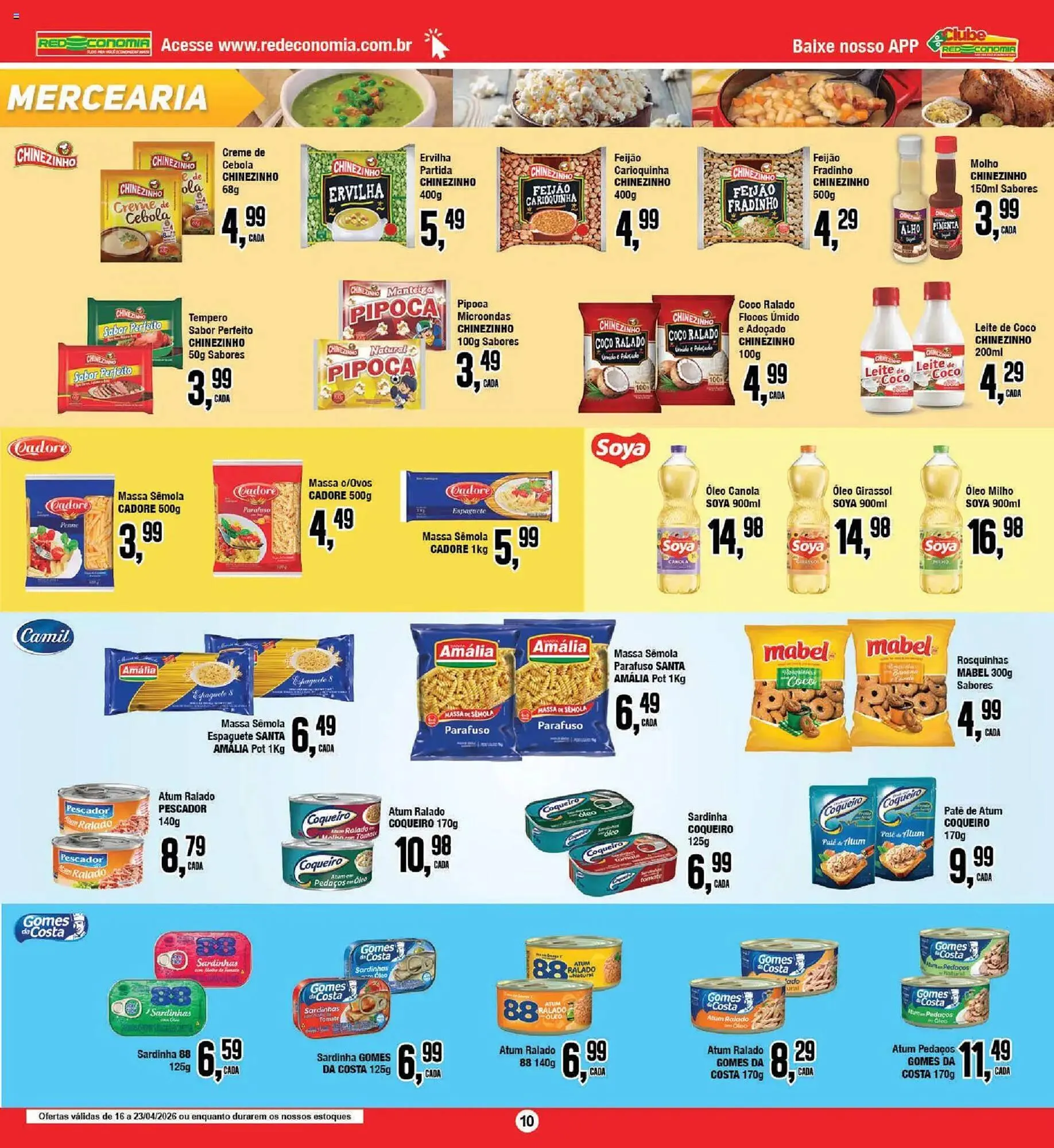 Encarte de Encarte Redeconomia 16 de abril até 24 de abril 2026 - Pagina 10