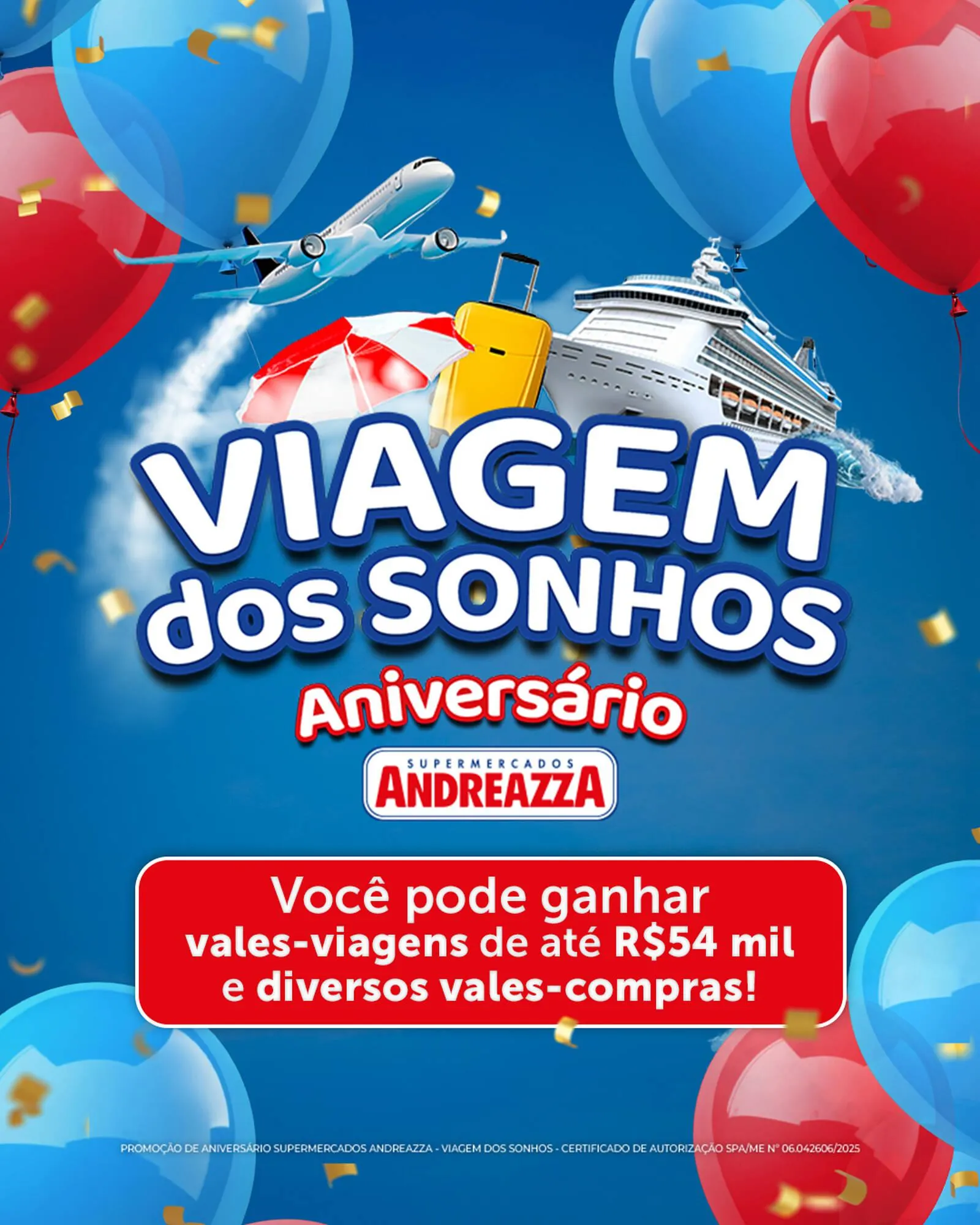 Encarte de Catálogo Supermercados Andreazza 11 de agosto até 15 de agosto 2025 - Pagina 1