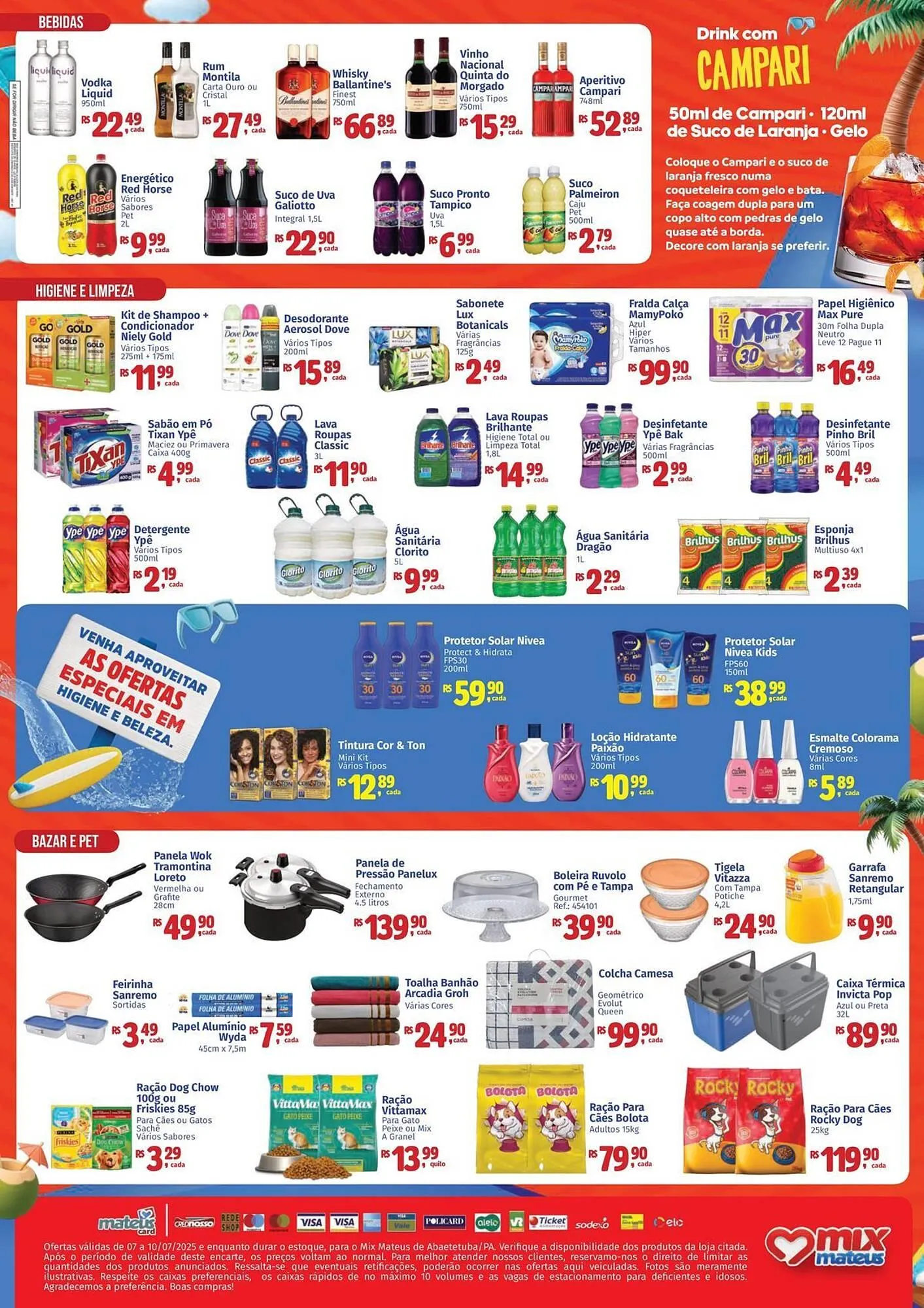 Encarte de Catálogo Supermercados Mateus 7 de julho até 10 de julho 2025 - Pagina 2