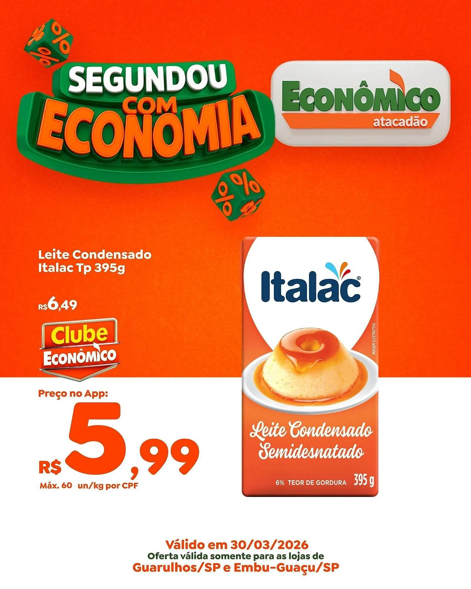 Encarte de Catálogo Econômico Atacadão 30 de março até 30 de março 2026 - Pagina 3