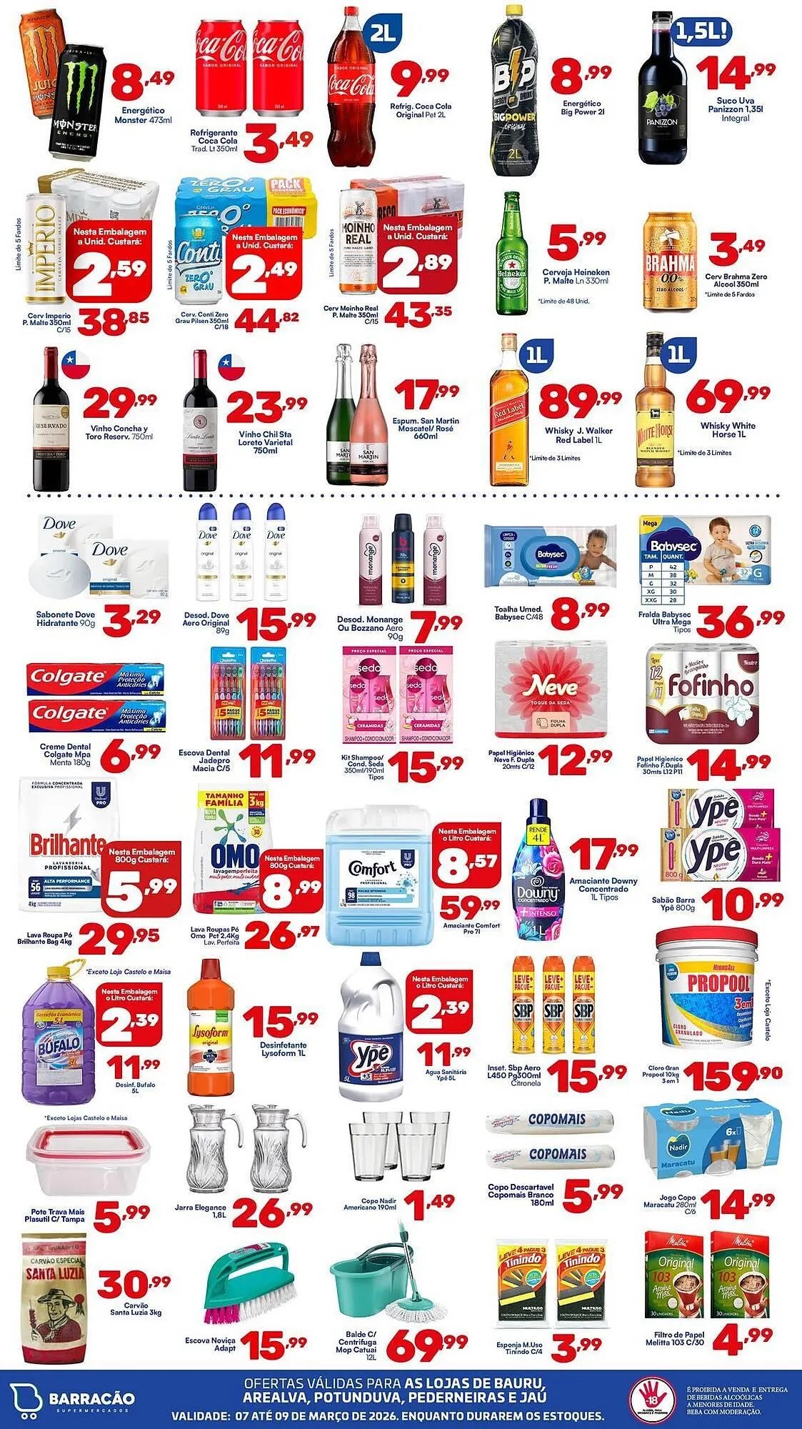 Encarte de Catálogo Barracão Supermercado 7 de março até 9 de março 2026 - Pagina 4
