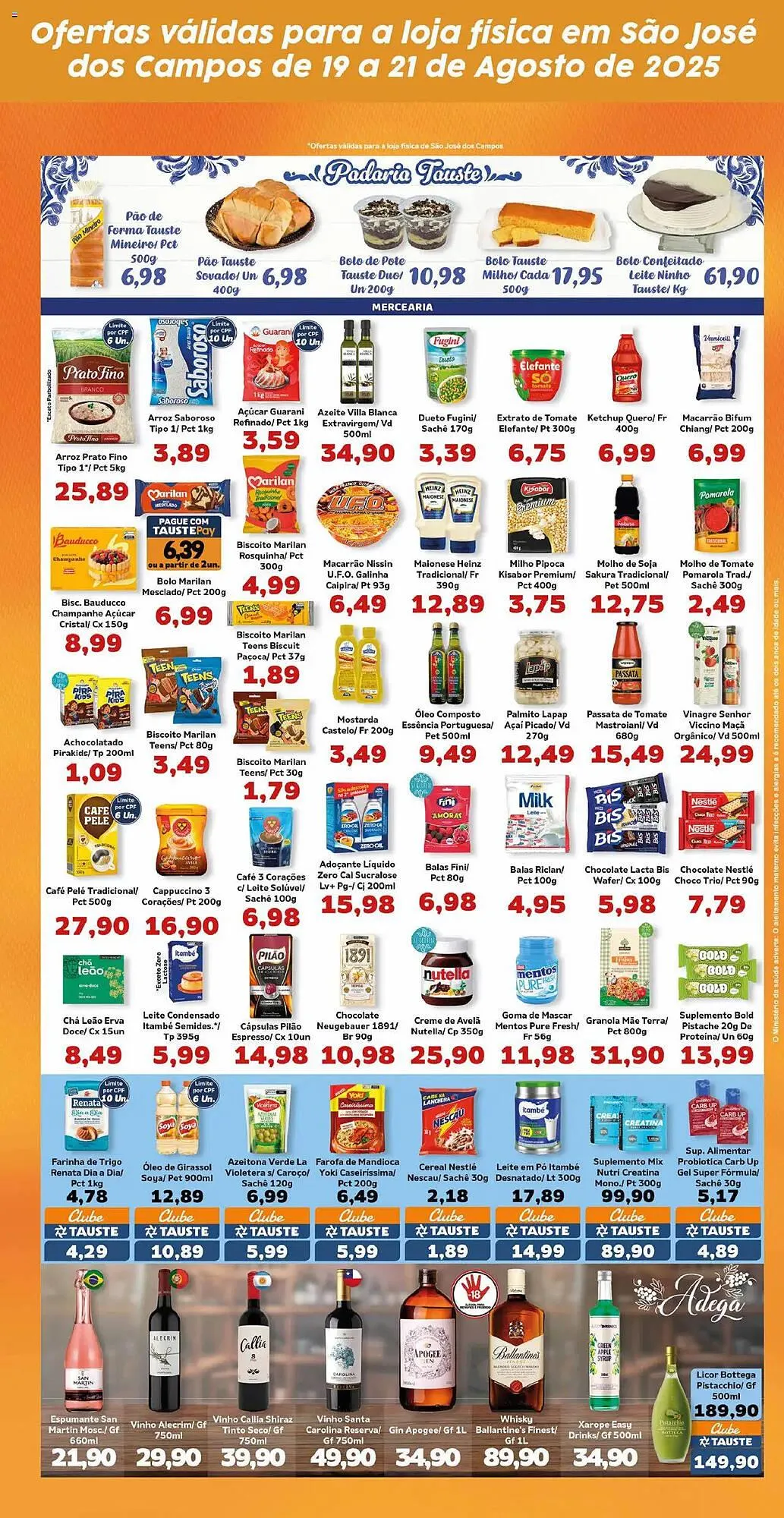 Encarte de Catálogo Supermercados Tauste 19 de agosto até 22 de agosto 2025 - Pagina 3