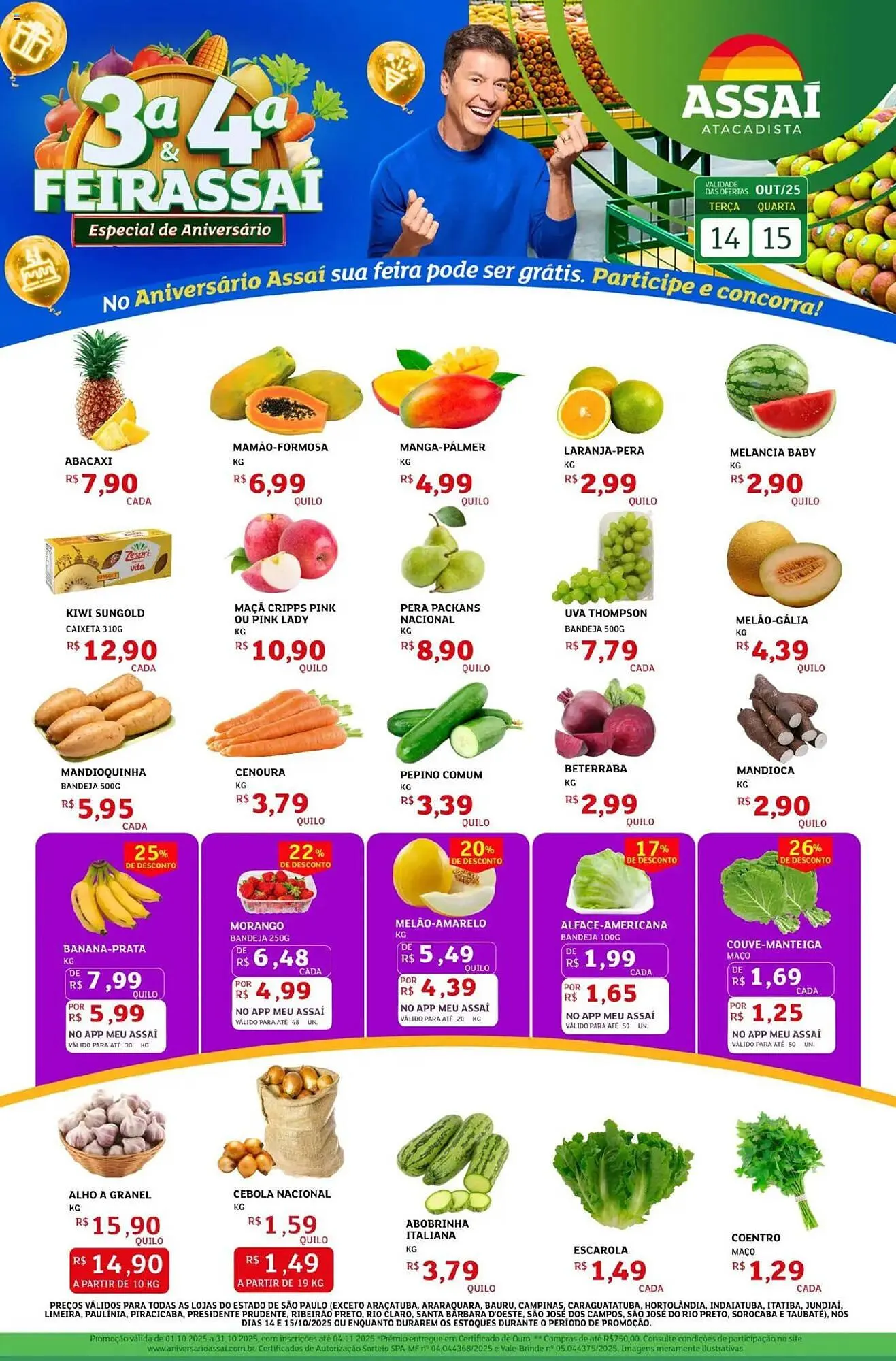 Encarte de Encarte Assaí Atacadista 14 de outubro até 15 de outubro 2025 - Pagina 1
