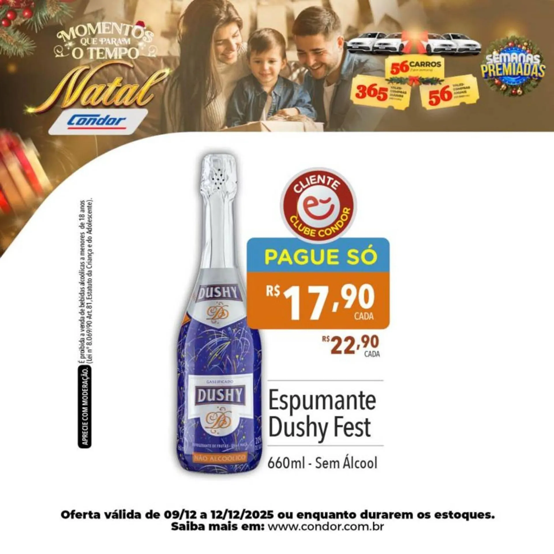 Encarte de Catálogo Supermercados Condor 9 de dezembro até 12 de dezembro 2025 - Pagina 1