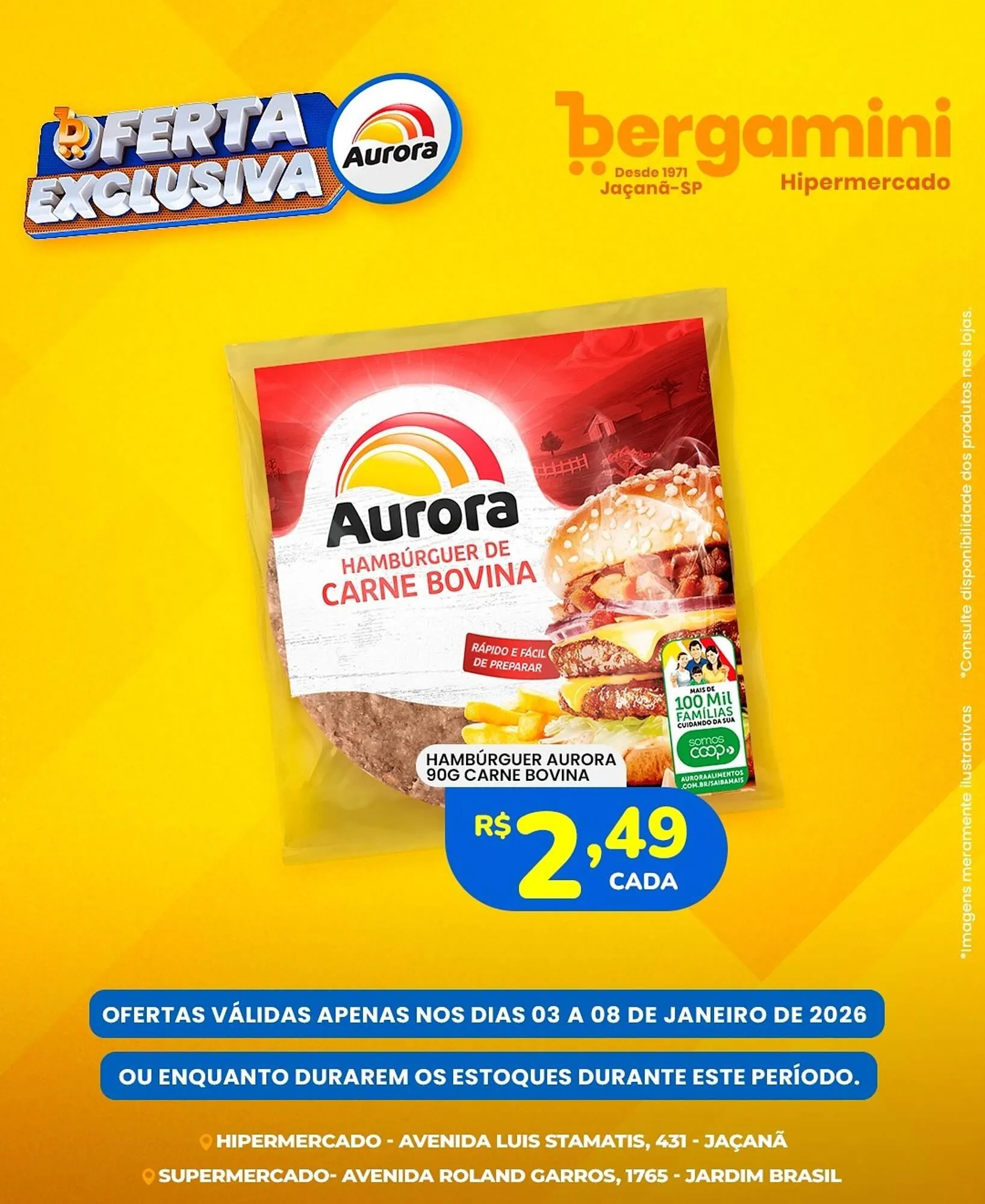 Encarte de Catálogo Supermercado Bergamini 3 de janeiro até 8 de janeiro 2026 - Pagina 1