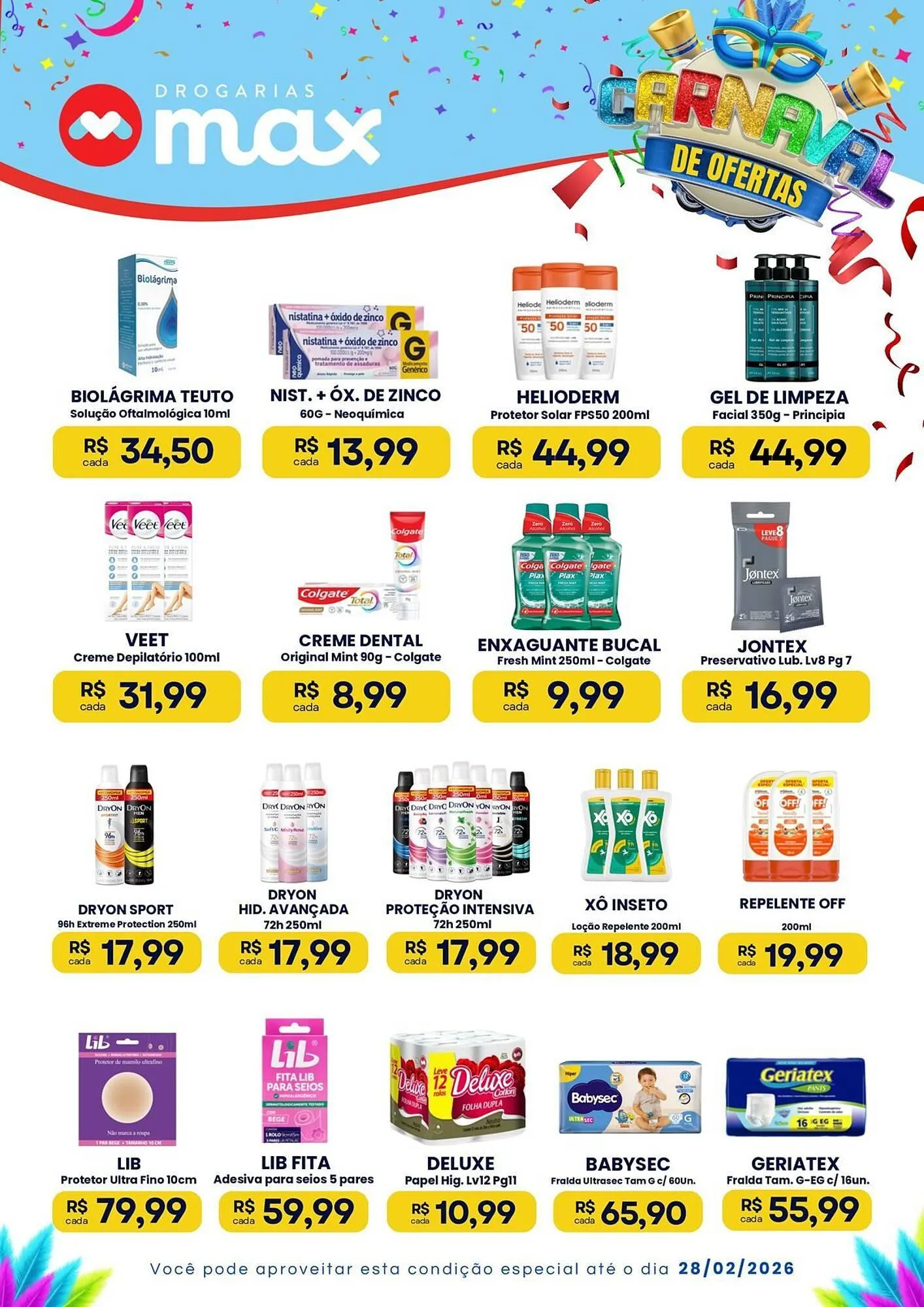 Encarte de Catálogo Drogarias Max 23 de janeiro até 28 de fevereiro 2026 - Pagina 2
