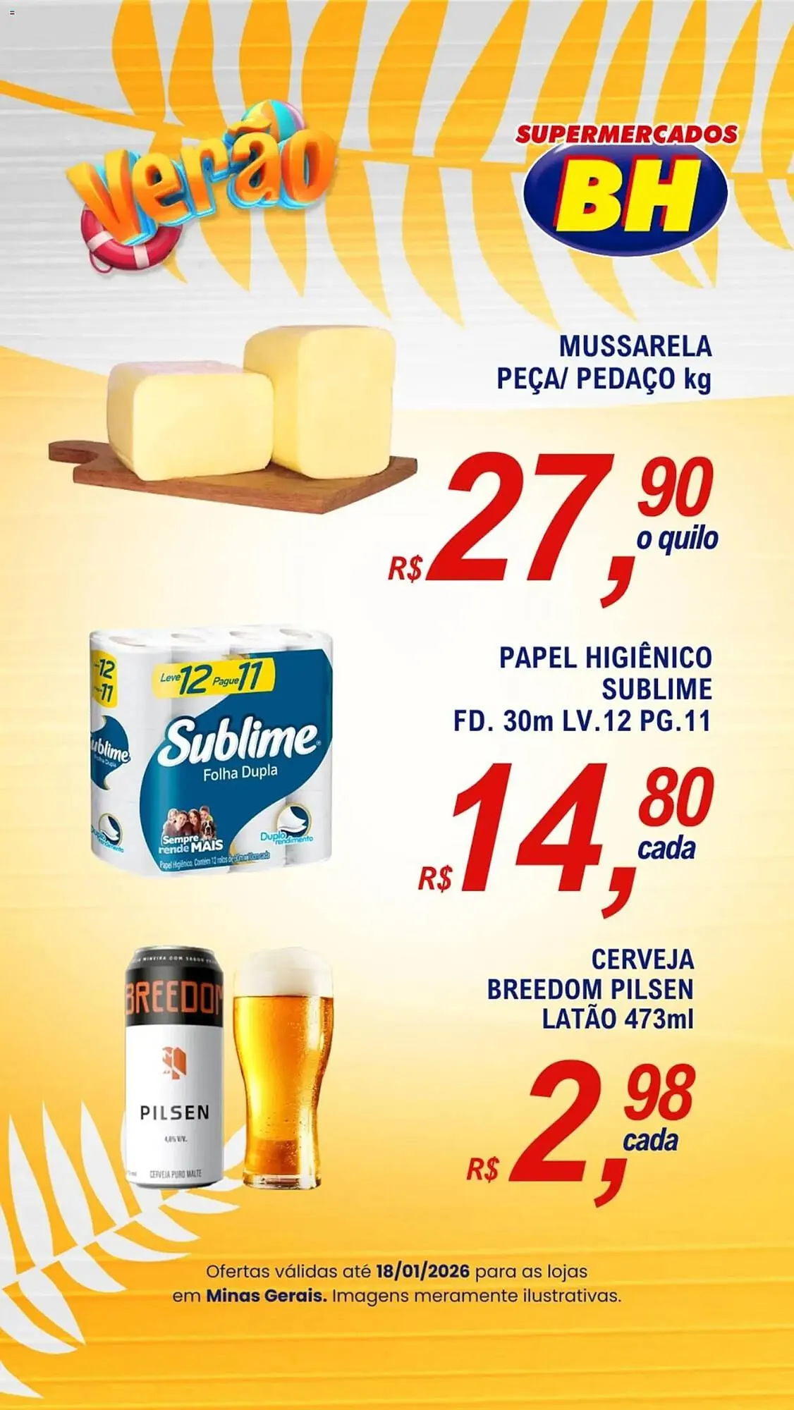 Encarte de Folheto Supermercados BH 12 de janeiro até 18 de janeiro 2026 - Pagina 3