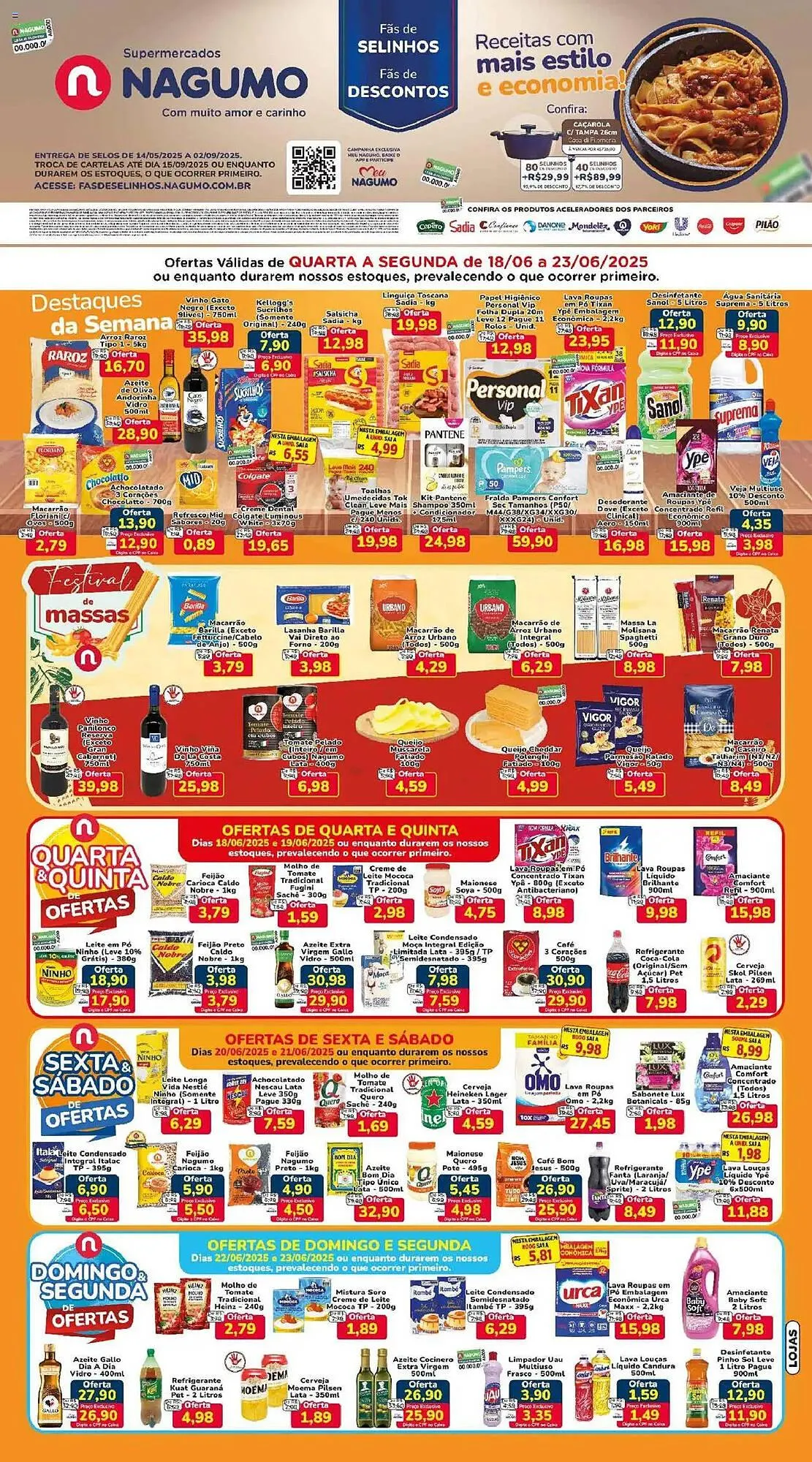 Encarte de Catálogo Nagumo 18 de junho até 23 de junho 2025 - Pagina 1