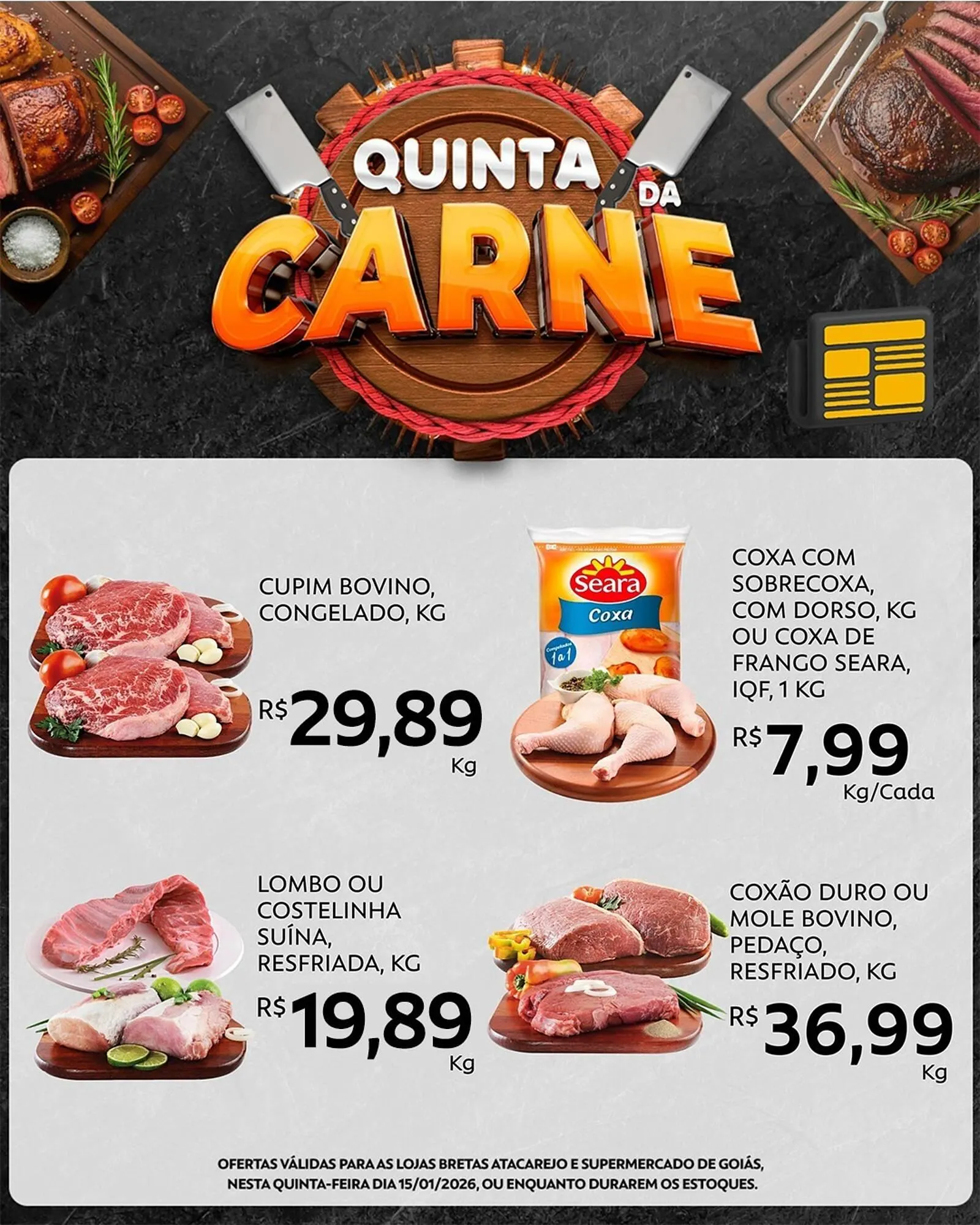 Encarte de Catálogo Supermercados Bretas 15 de janeiro até 15 de janeiro 2026 - Pagina 1