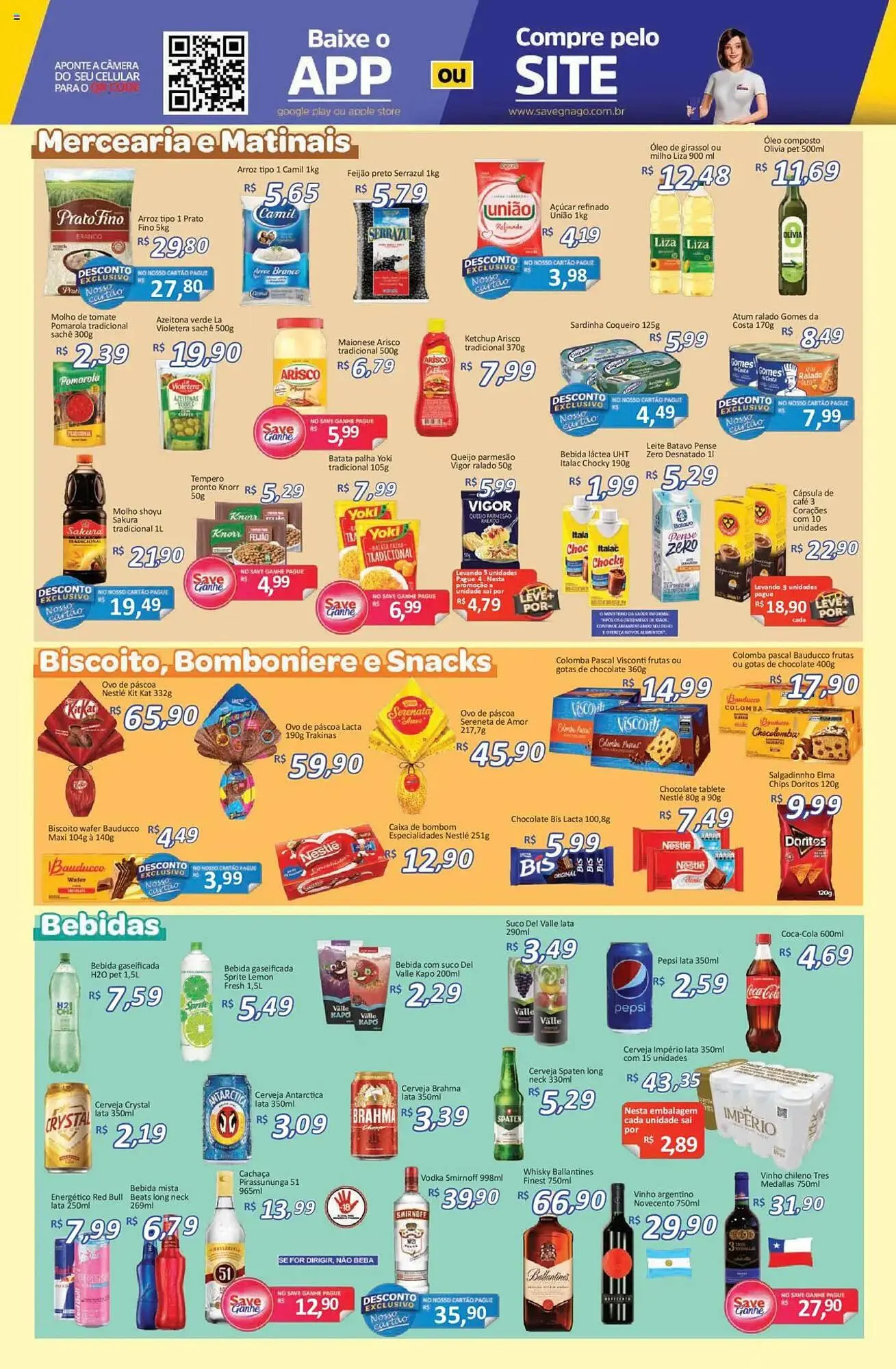 Encarte de Catálogo Supermercados Savegnago 10 de abril até 13 de abril 2025 - Pagina 3