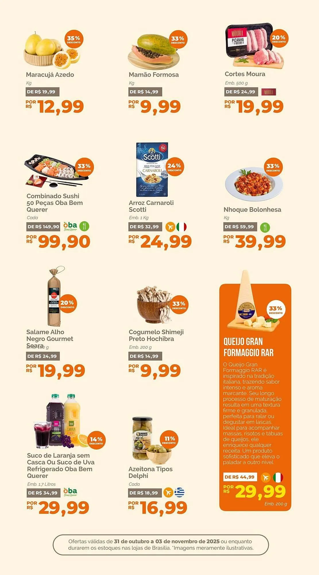 Encarte de Folheto Oba Hortifruti 31 de outubro até 3 de novembro 2025 - Pagina 5