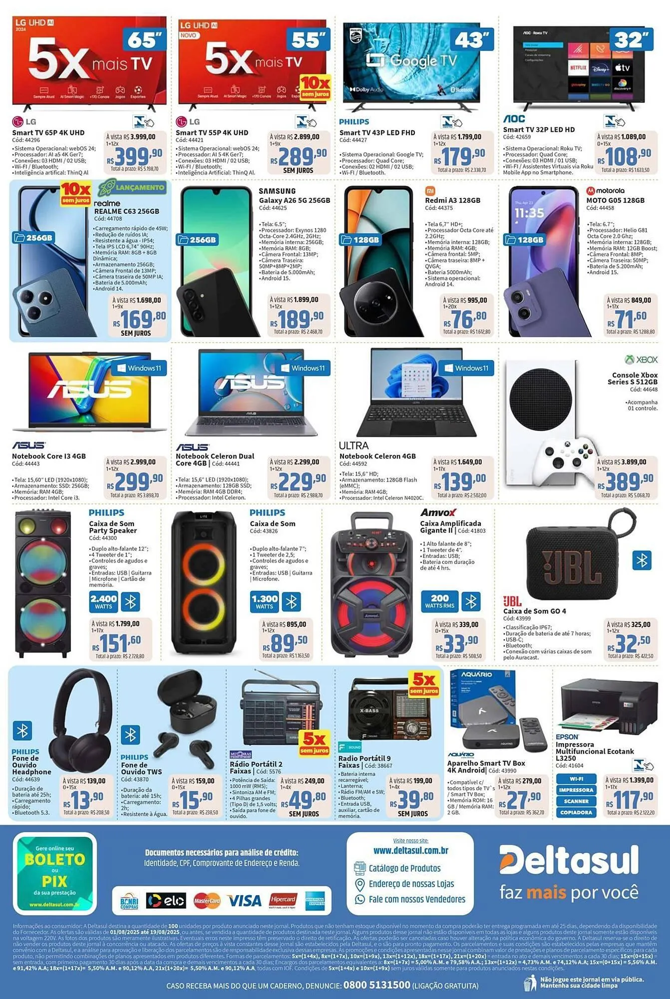 Encarte de Catálogo Deltasul 1 de agosto até 21 de agosto 2025 - Pagina 8