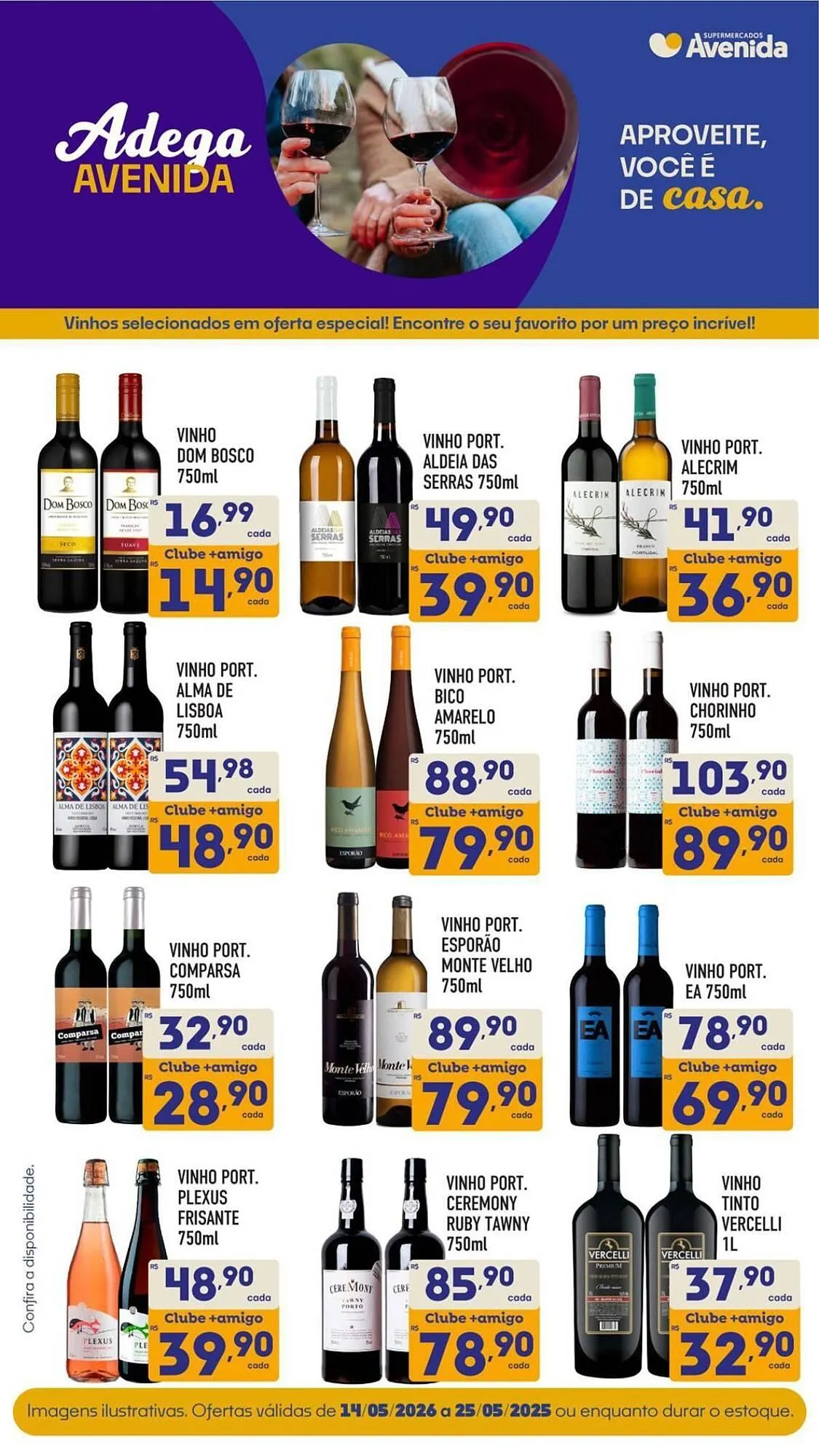 Encarte de Catálogo Supermercados Avenida 14 de maio até 25 de maio 2026 - Pagina 1