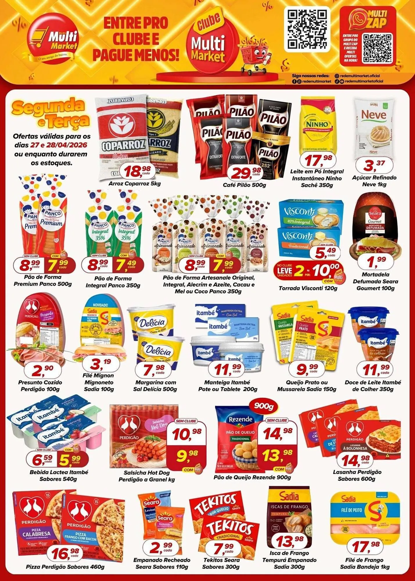 Encarte de Encarte Rede Multi Market 27 de abril até 27 de abril 2026 - Pagina 2