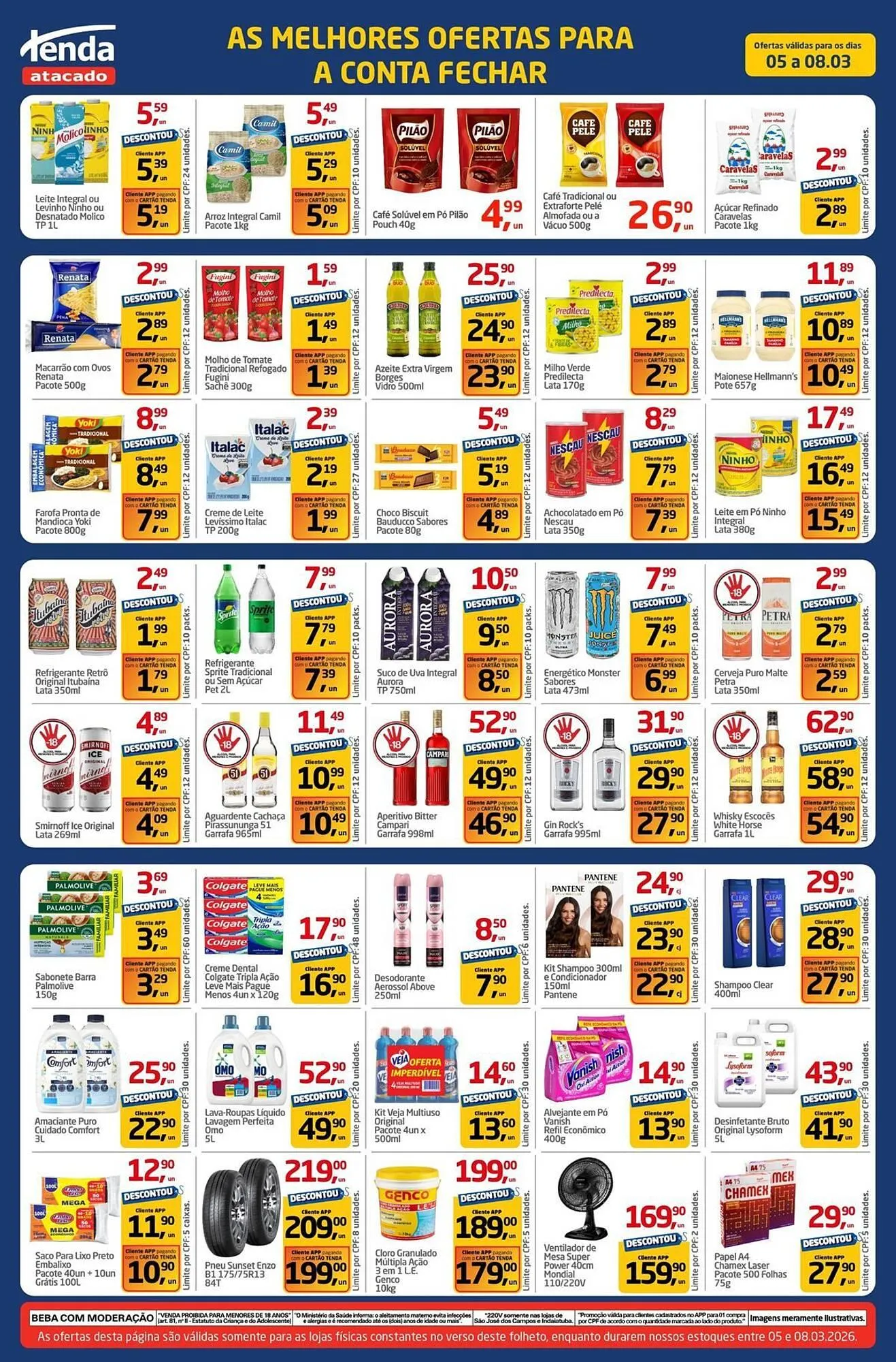 Encarte de Folheto Tenda Atacado 5 de março até 8 de março 2026 - Pagina 3