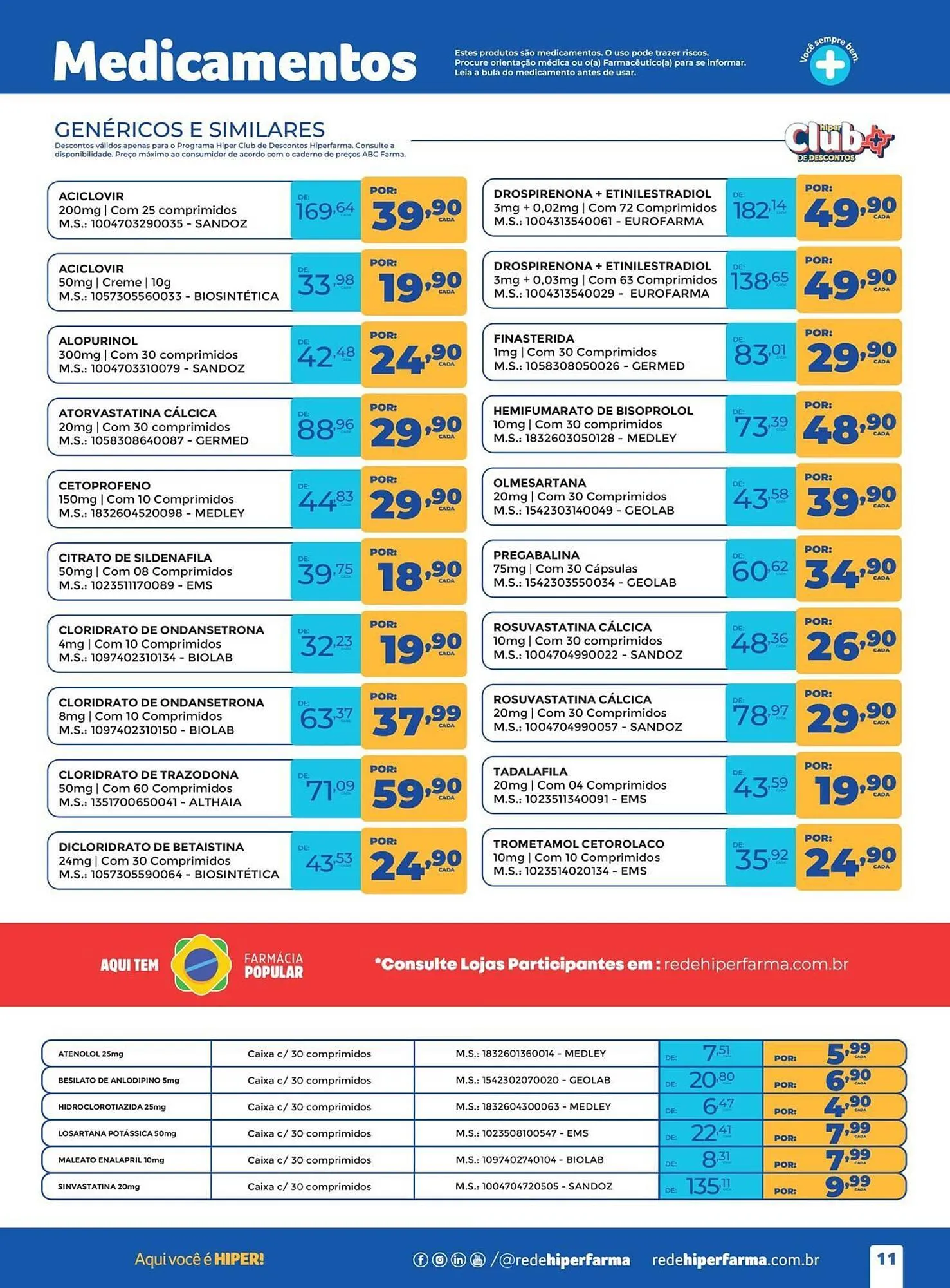 Encarte de Catálogo Hiper Farma 5 de setembro até 4 de outubro 2025 - Pagina 11