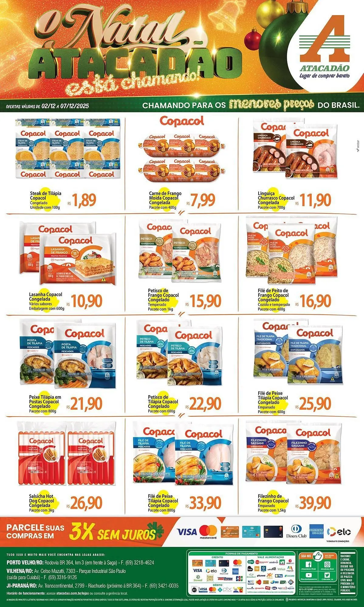 Encarte de Folheto Atacadão 2 de dezembro até 7 de dezembro 2025 - Pagina 1